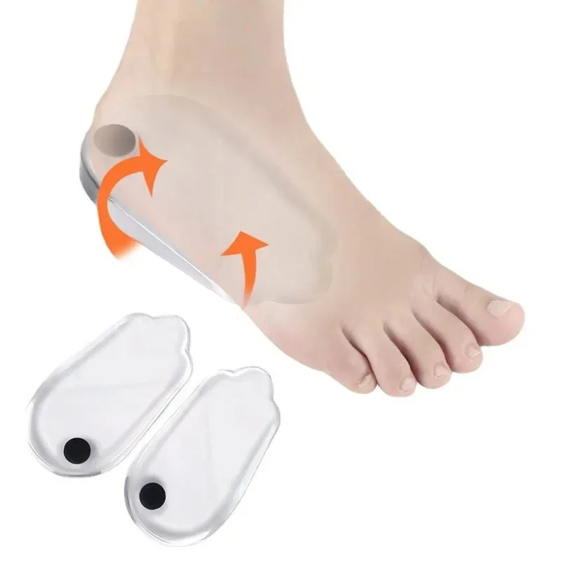 Silicone Orthopedic Insoles with Magnet Massage Foot Care O/X Leg Type Valgu Var