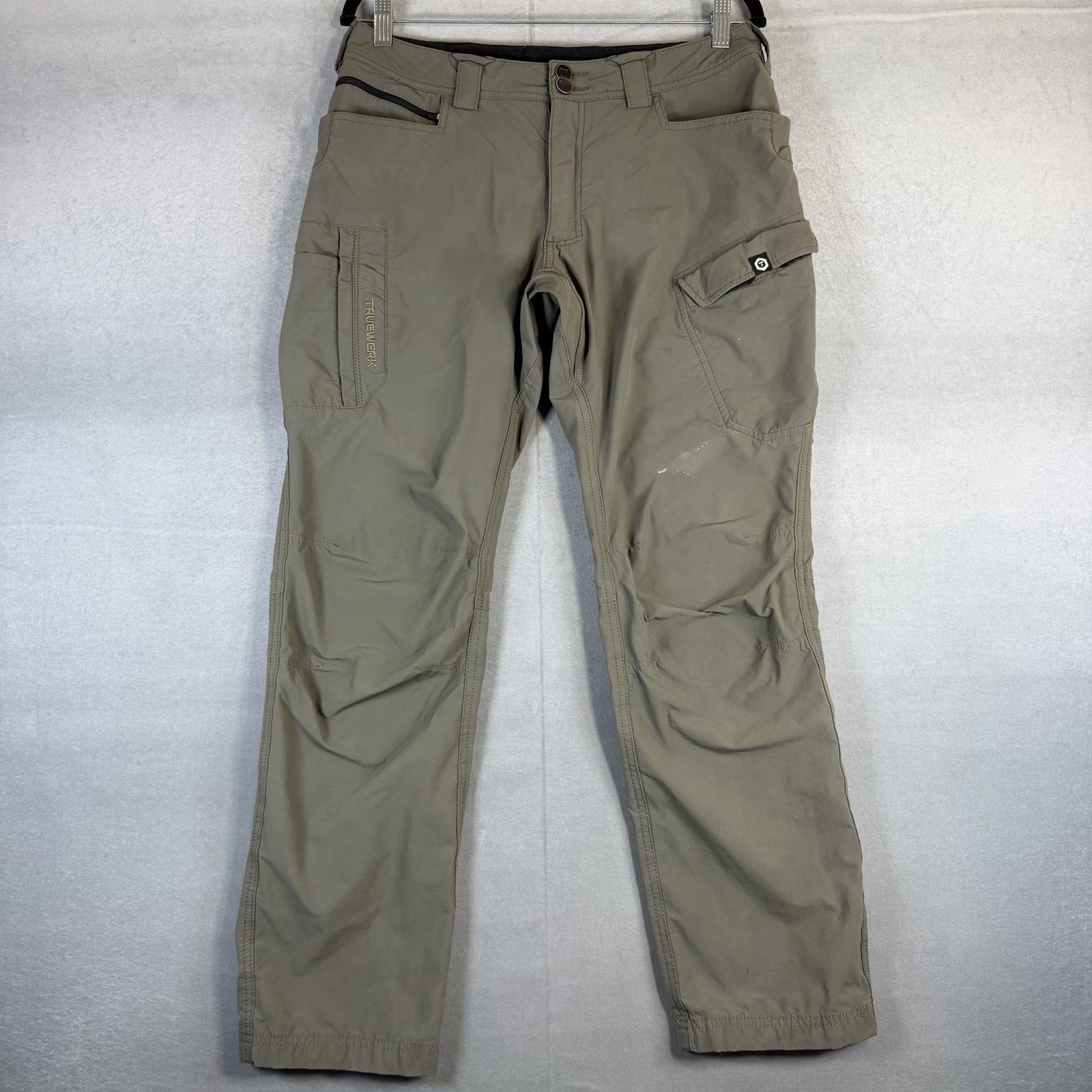 Lot Of 6 Truewerk T1/T2 Werkpants Mens 32×30 Green Khaki Gray Cargo Utility Work