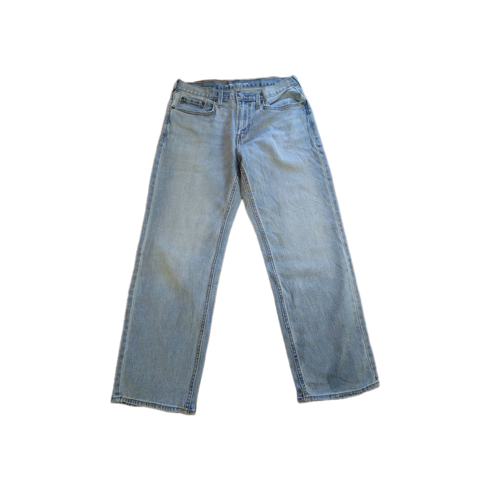 Old Navy Loose Fit Jeans Men’s 33×30 Light Wash Straight Leg Denim Pants