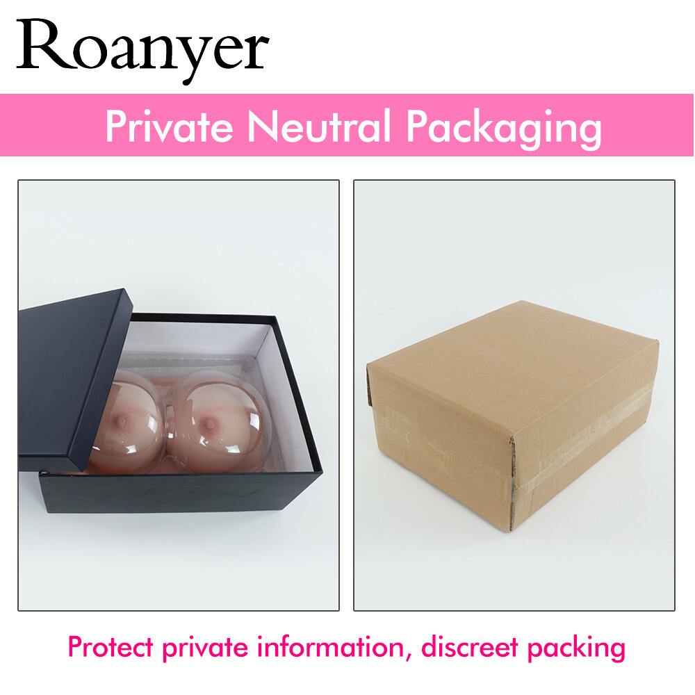 Roanyer Silicone E Cup Breast Form For Crossdresser Drag Queen Cosplay