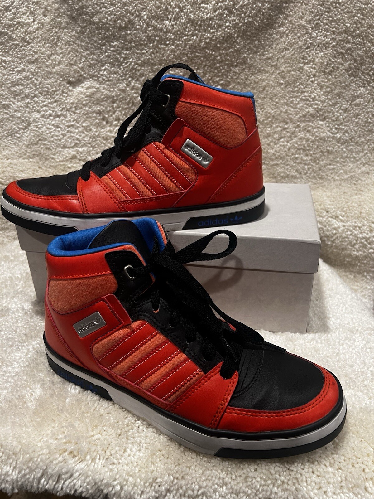 Dead Stock Adidas Conductor Hi Top Boys Shoes Size 5 /EU 37 1/3