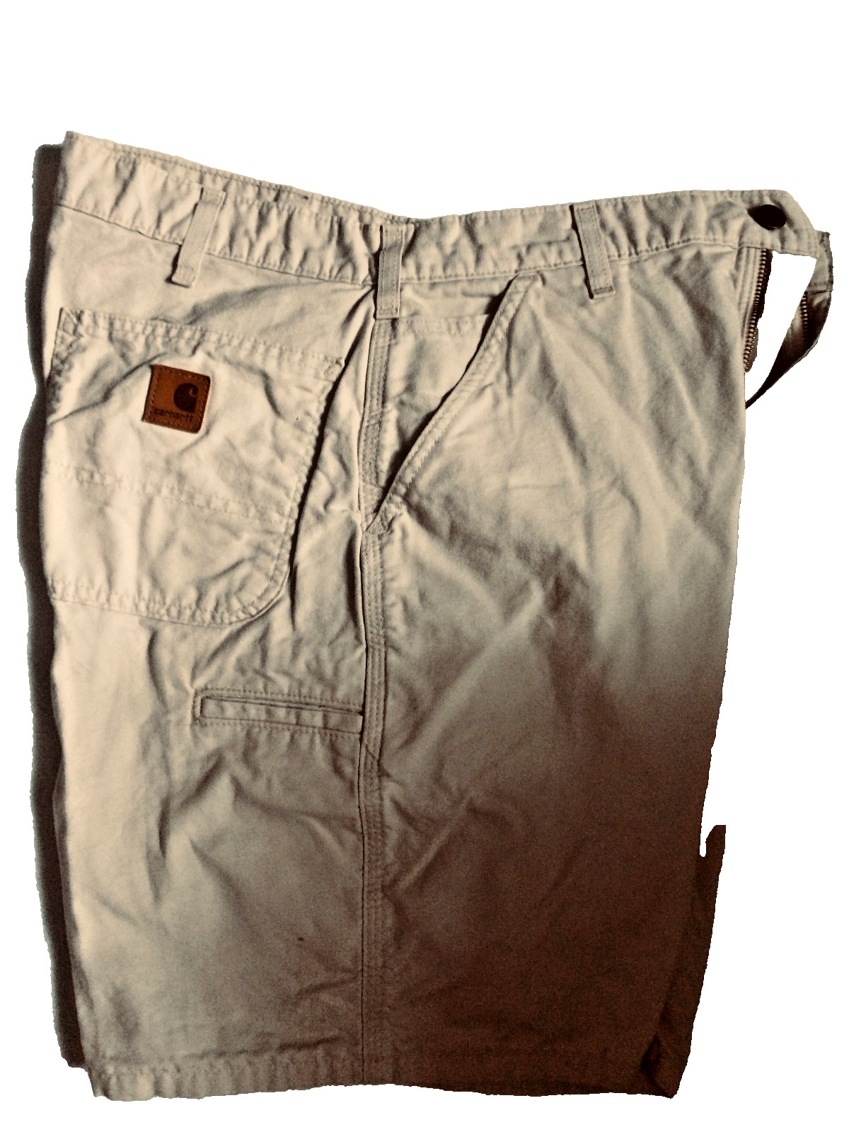 Carhartt B144 PUT Canvas Carpenters mens shorts 34 , 7 1/2 inseam,