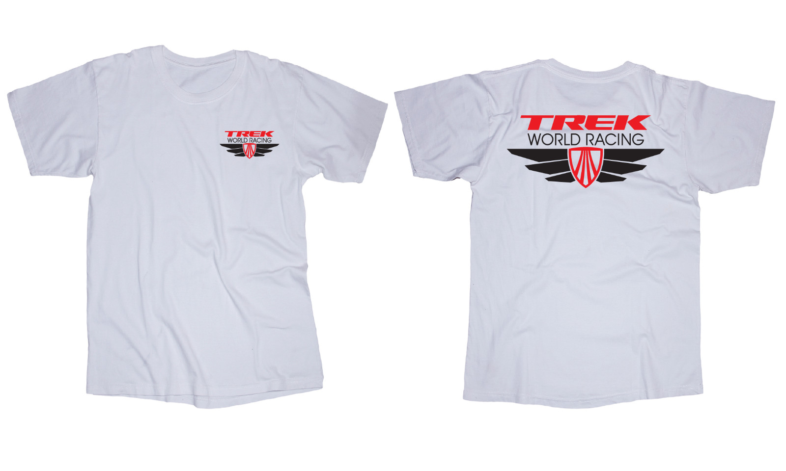 TREK Bicycle Mountain Bike Logo Men’s White T-Shirt