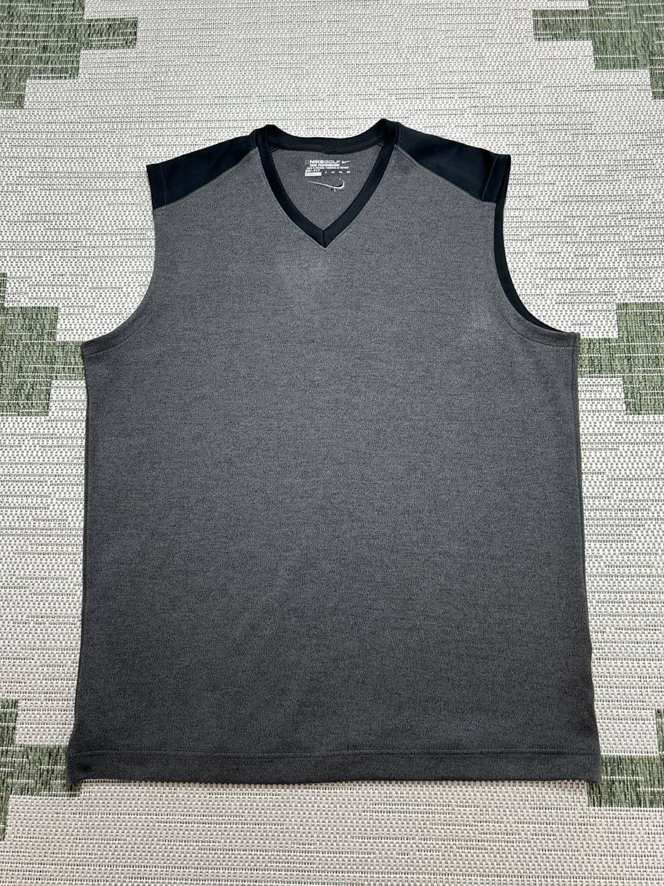 Nike Golf Shirt Mens Xl Tall Gray Tank Top