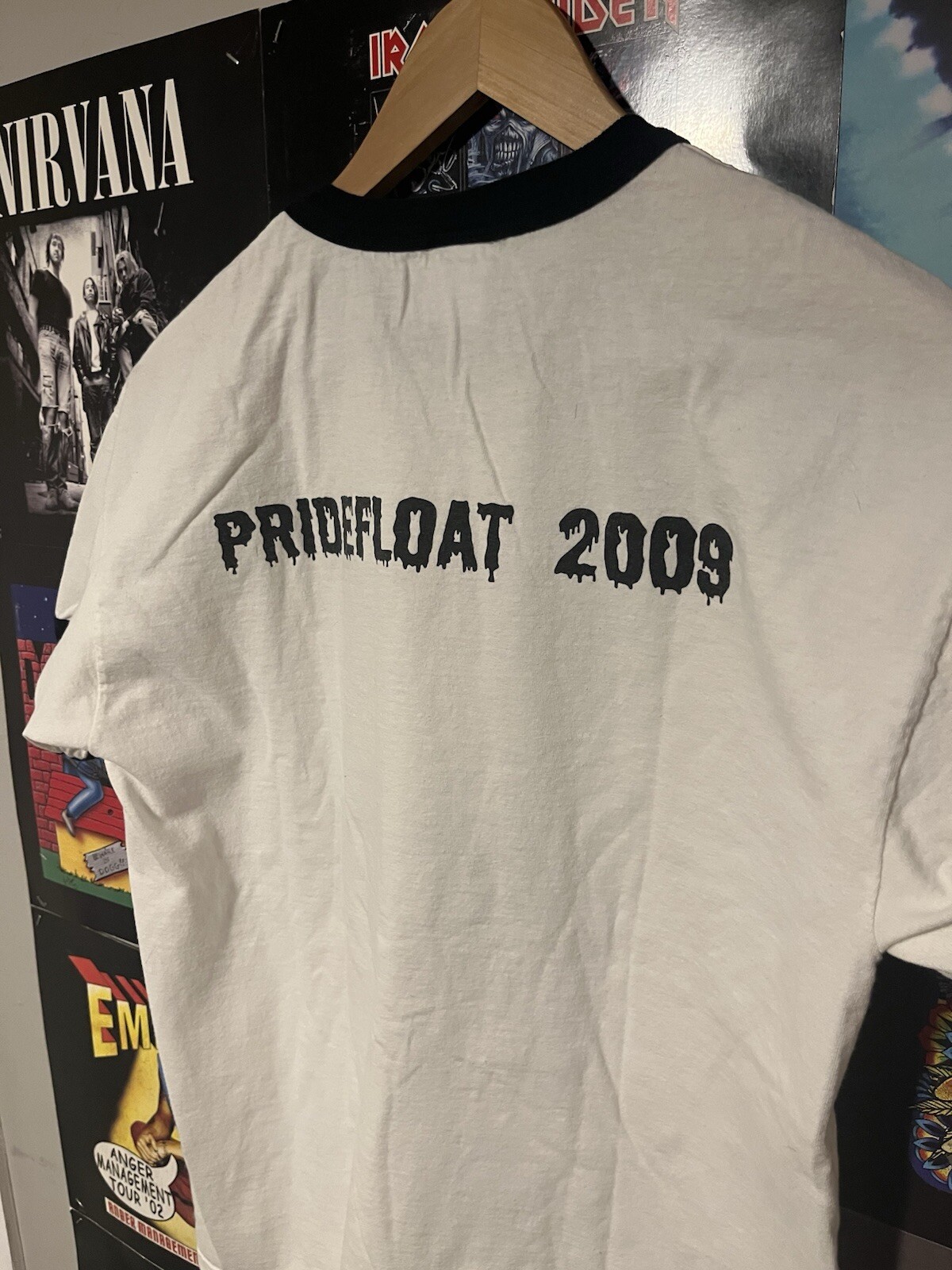 Vintage Y2K 2000’s 2009 Nightmare On Niangua Pridefloat 2009 Ringer Tee