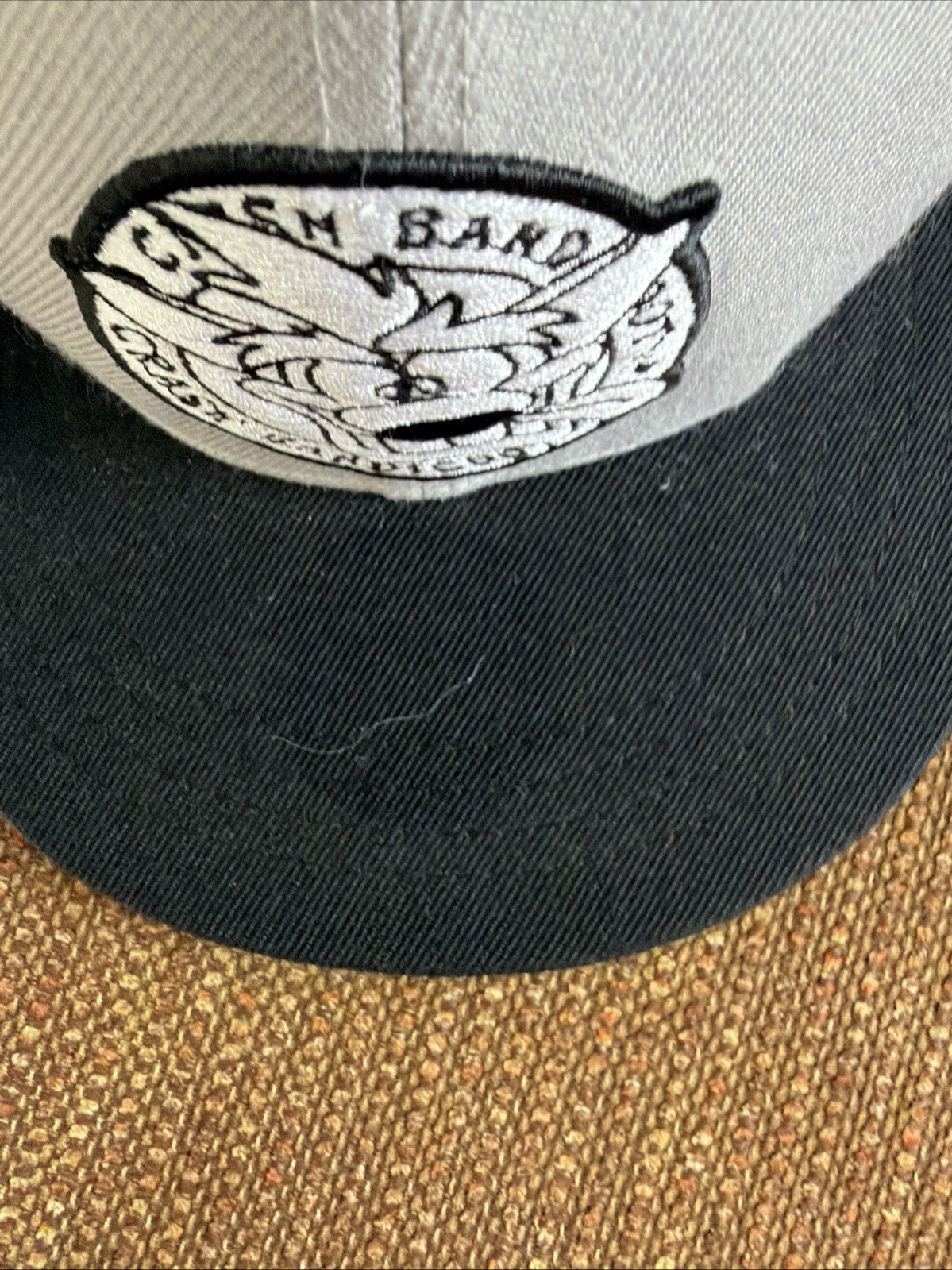 Crash Bandicoot Snapback Hat Gray One Size Adjustable Embroidered Num Skull New