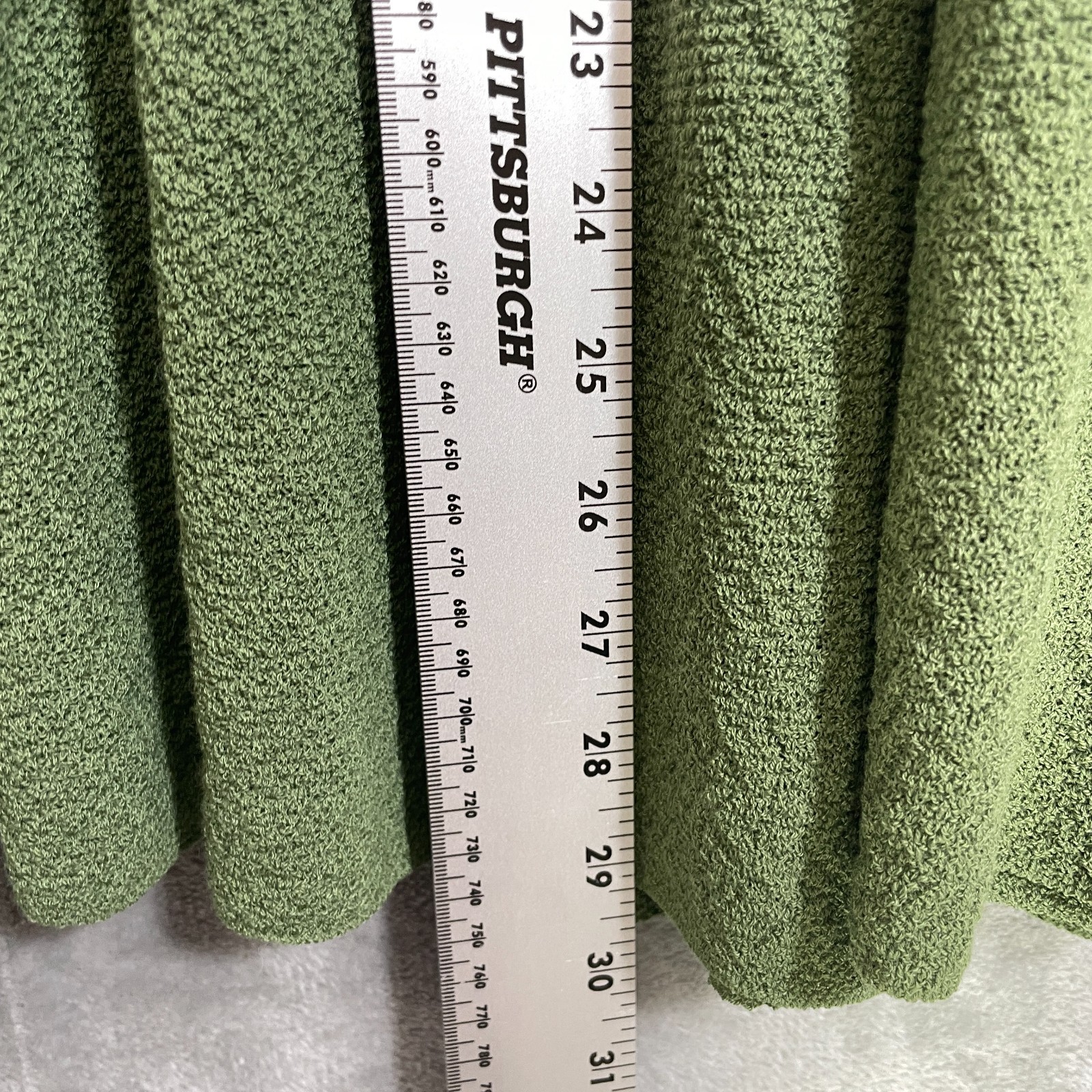 Eileen Fisher 100% Wool Open Front Cardigan + Tank Set Size XL Green Minimalist