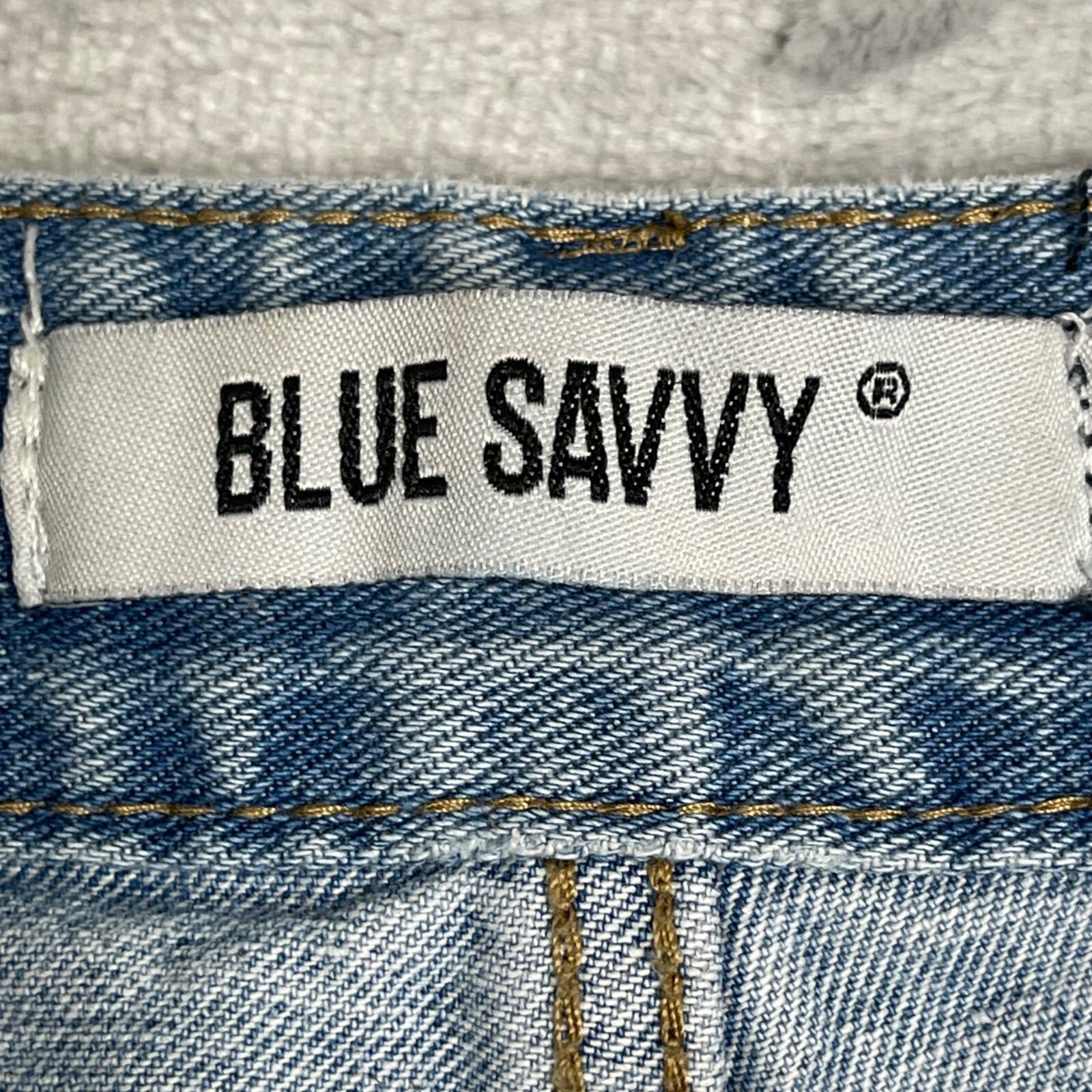 Blue Savvy High Rise Slouchy Mom Fit Baggy Tapered Jeans Womens 13 31 Blue