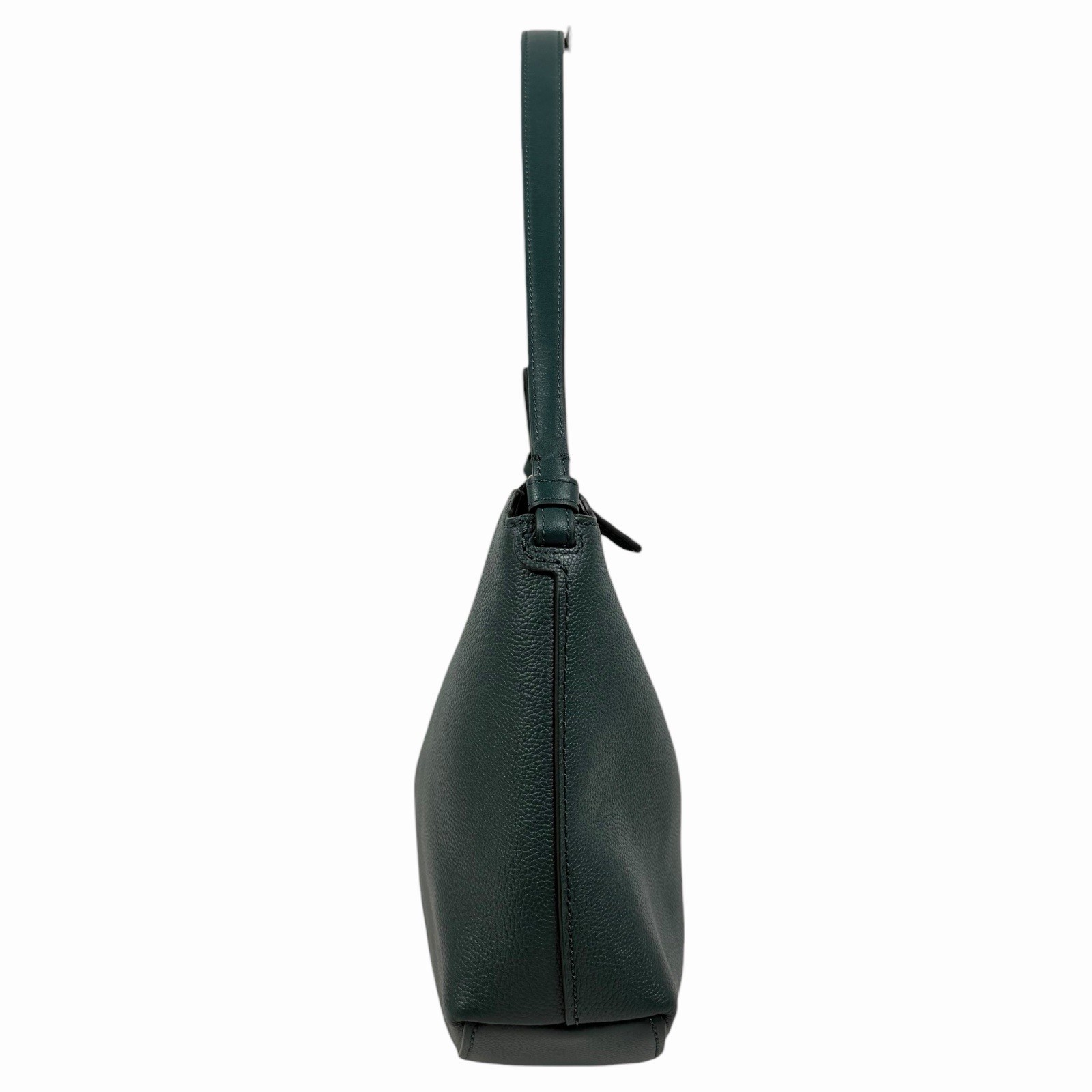 Kate Spade Loop Large Shoulder Bag Pebble Leather Midnight Green Women