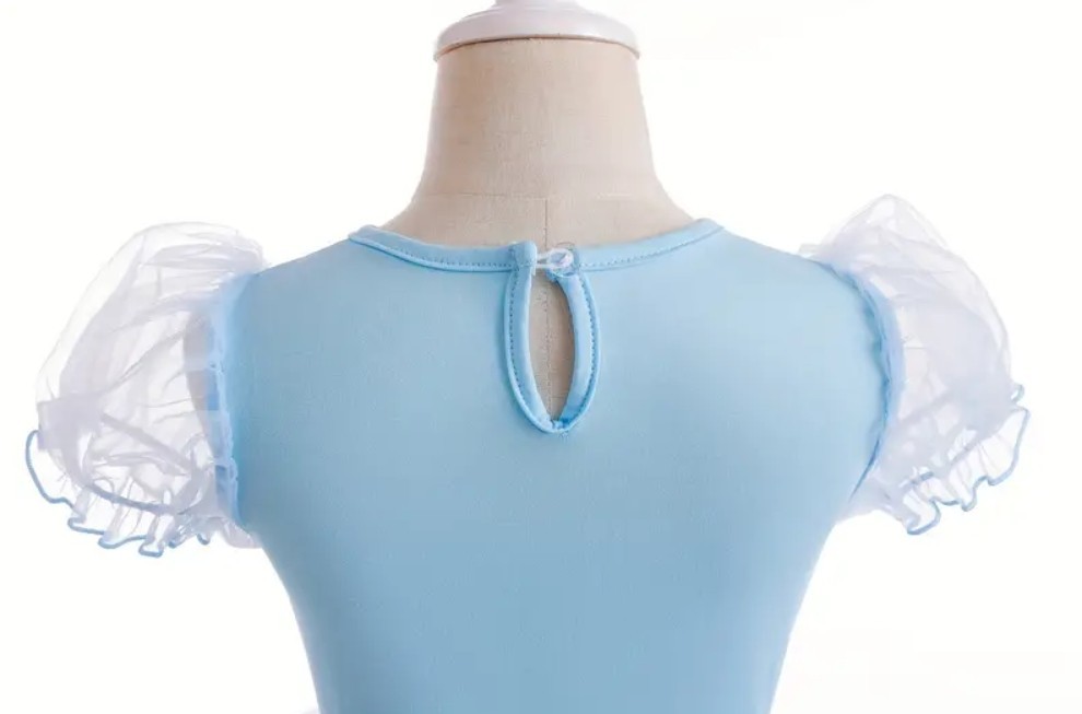 NEW Princess Elsa Frozen Tutu Romper Leotard Dress Girls Costume
