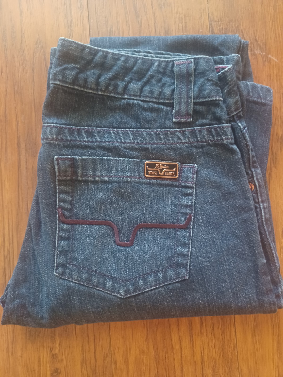 🐴💜RARE!! KIMES RANCH 10 YEAR ANNIVERSARY BETTY BOOTCUT JEANS 4/36