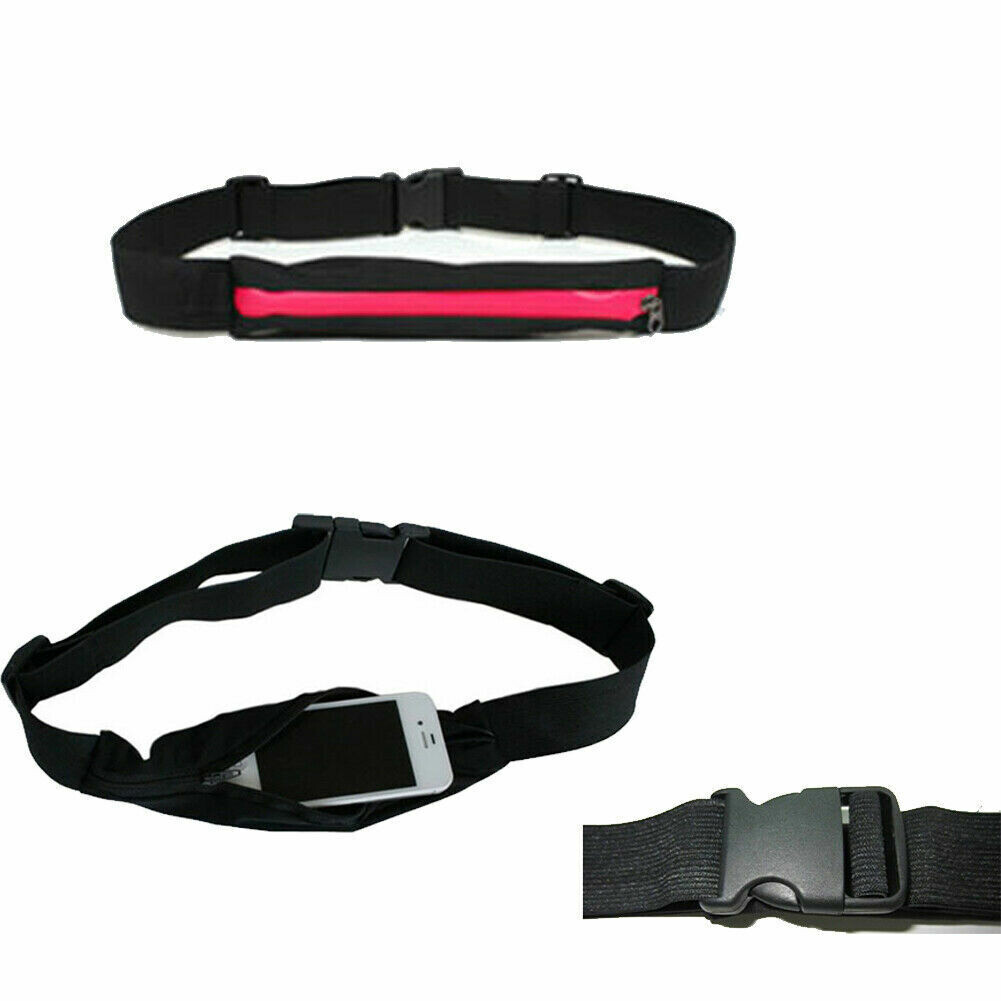 Gym Fitness Running Jogging Waist Bum Sport Runner Bag Belt Pouch Zip Fanny Pack
