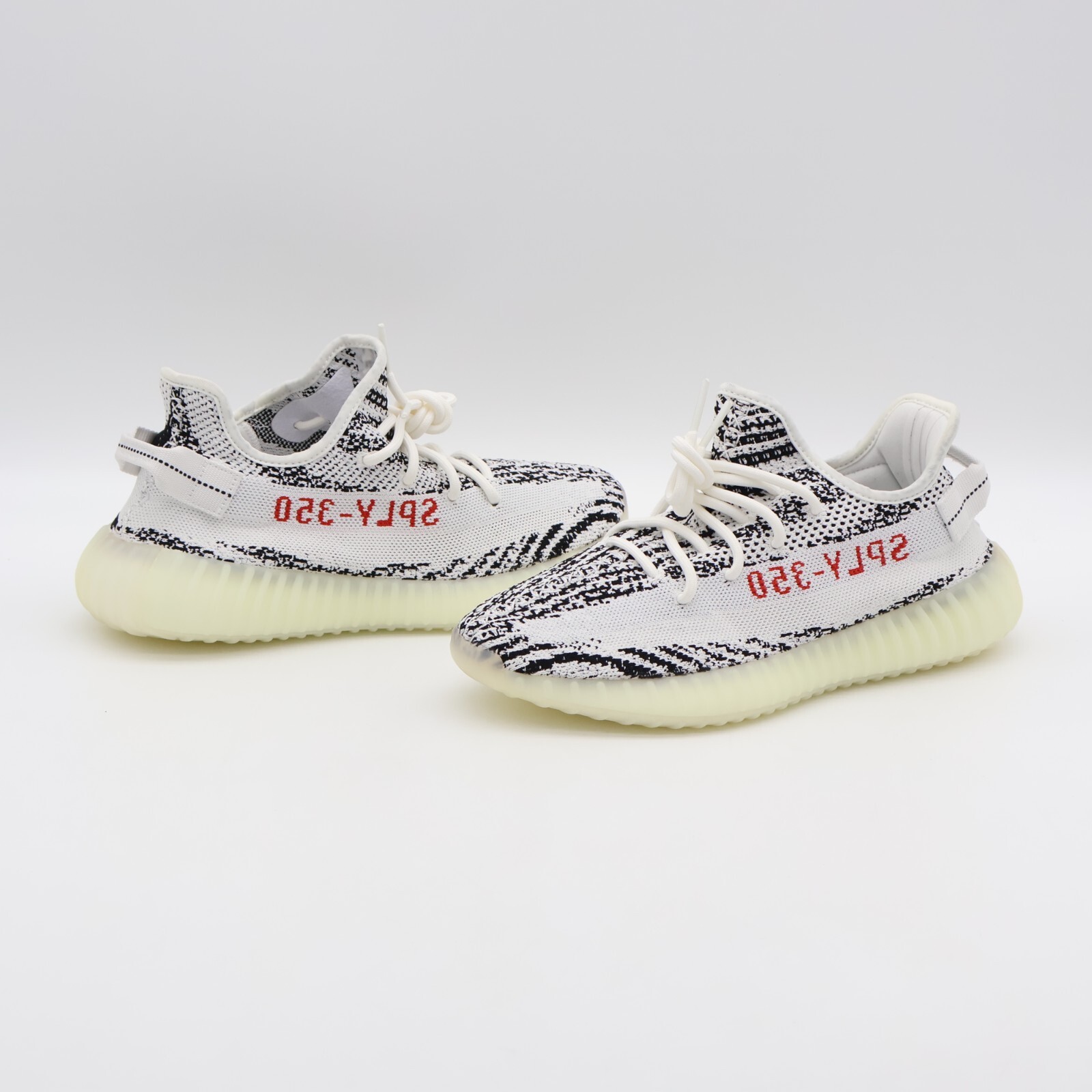 CP9654 Adidas Yeezy Boost 350 V2 Zebra White Black Red