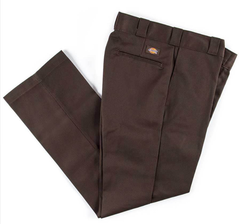 Original 874 Dickies Work Pants 874 Brown Pants 44×34 Straight Leg