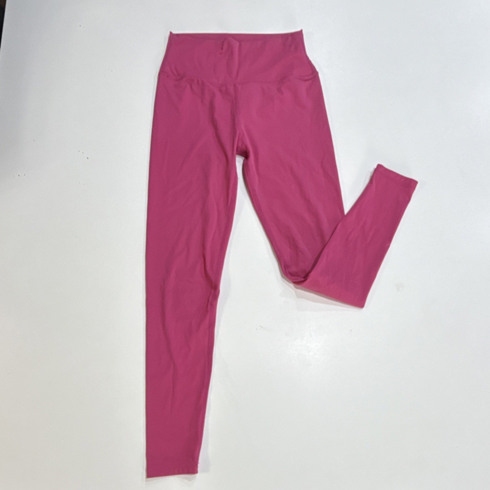 gb Girls Pink Ankle Leggings Size M 80% Nylon 20% Spandex