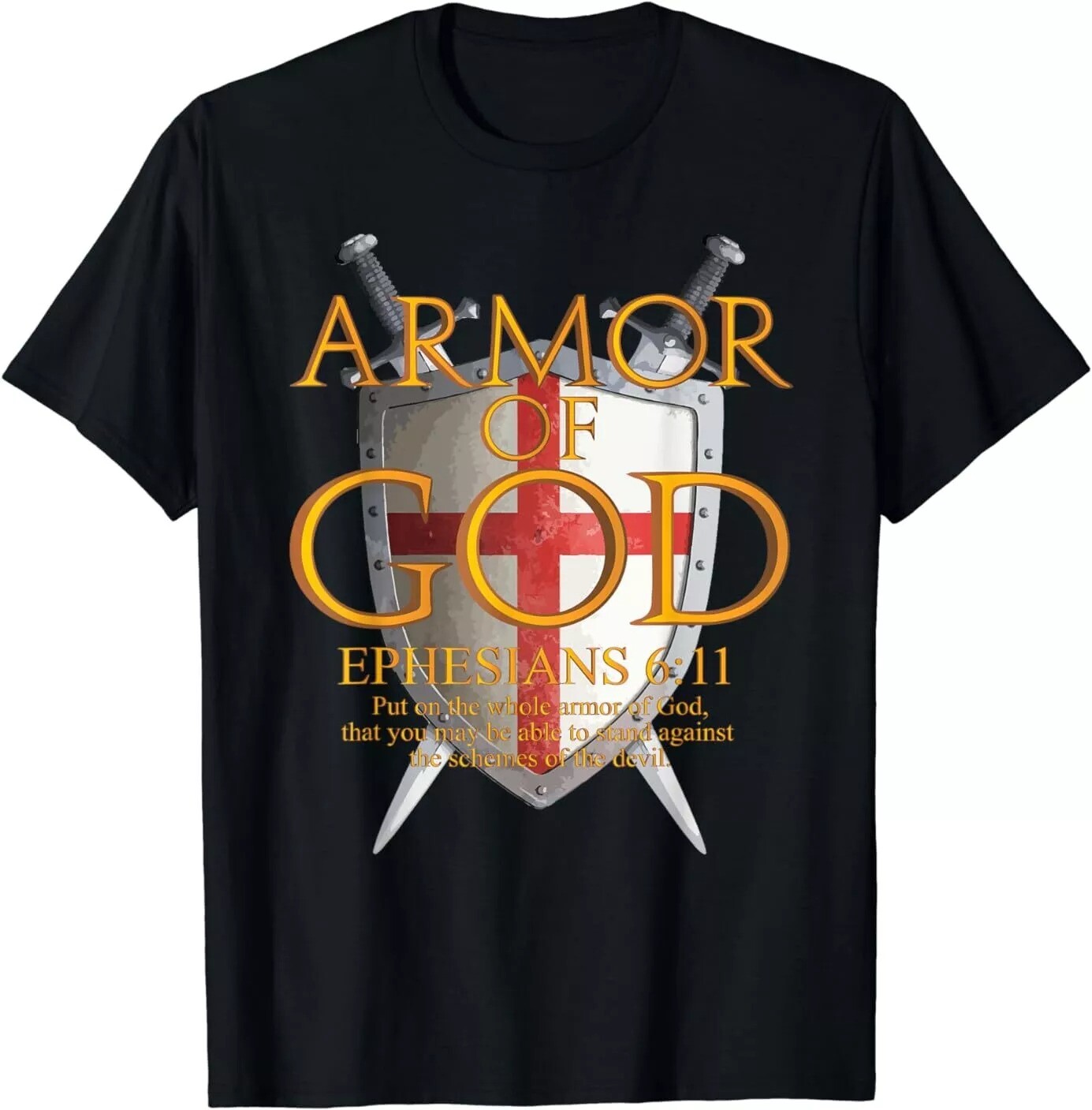 2025/NEW LIMITED Armor Of God Ephesians Bible Verse Religious Christian T-Shirt