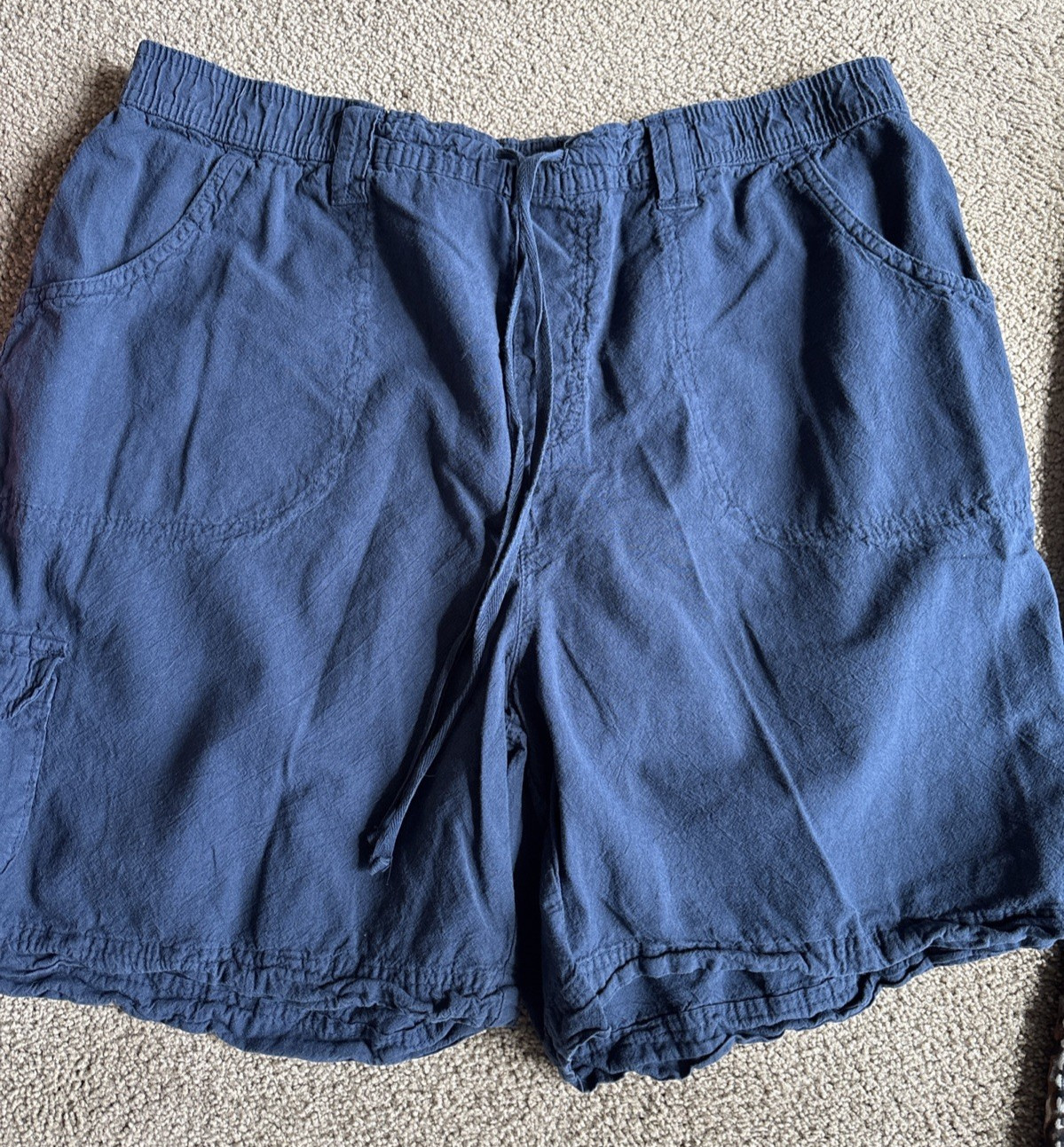 Capri Pants or Shorts Size L and Size XL Solid or Patterns or Blue Jean, White