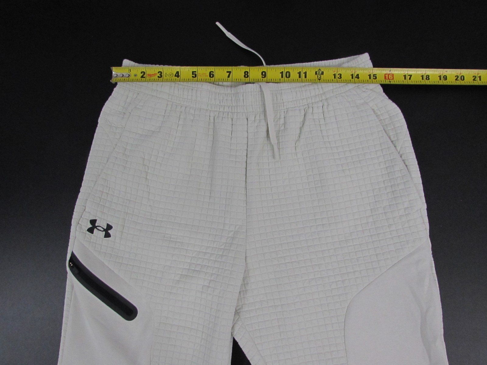 Under Armour Men’s Unstoppable Flc Grid Jogger Pants White Off 1386544 110 M