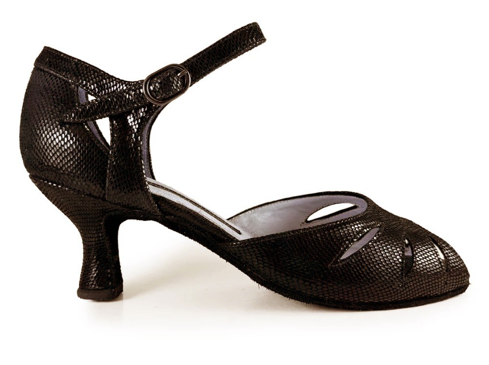 NWOT Arika Nerguiz Melina Ballroom Tango Latin Dance Shoe EU36/US6 Wide Low Heel