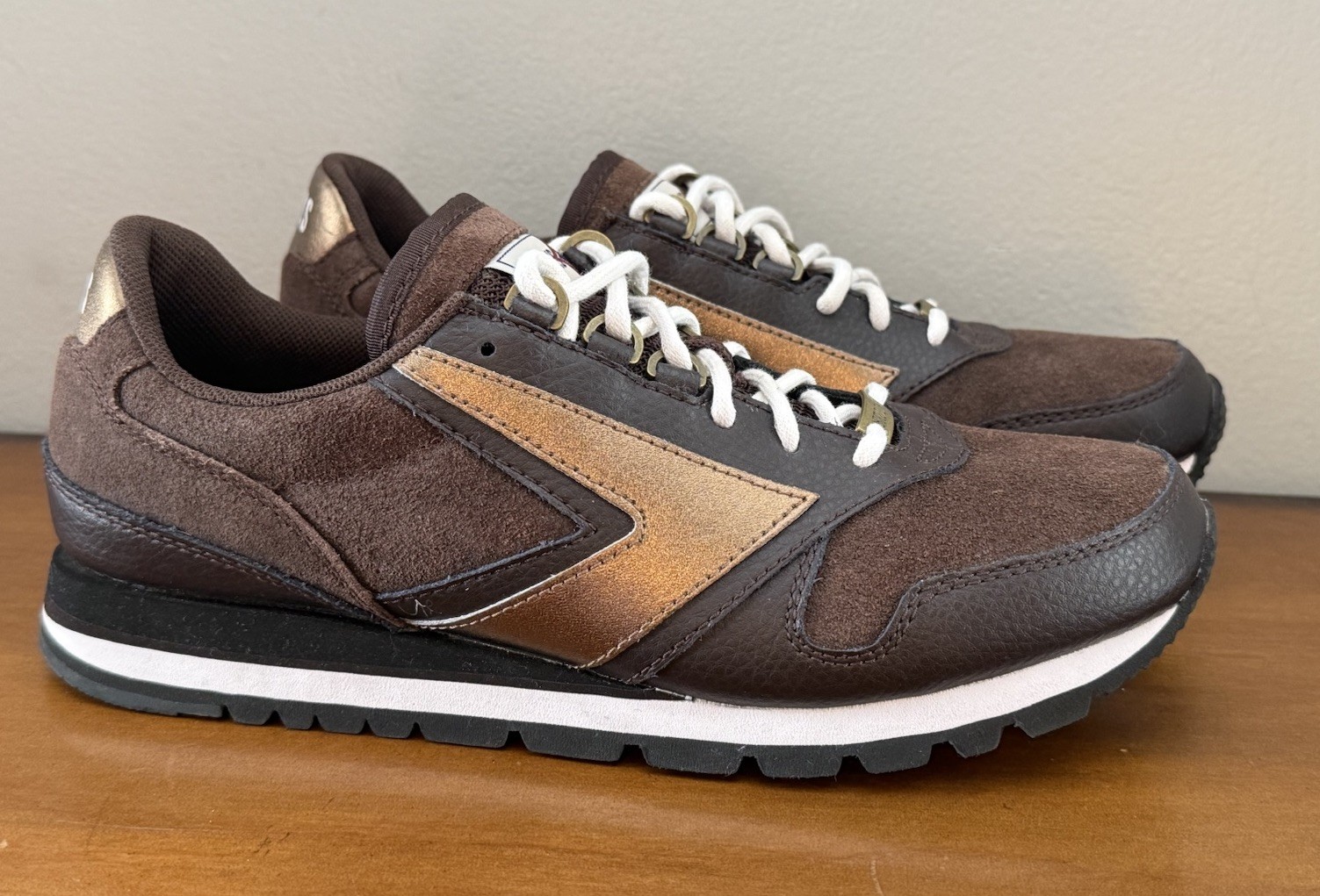 Brooks Heritage Chariot Coffee Bean House Mocha Brown 1101781D247 Men’s 8.5 EUC