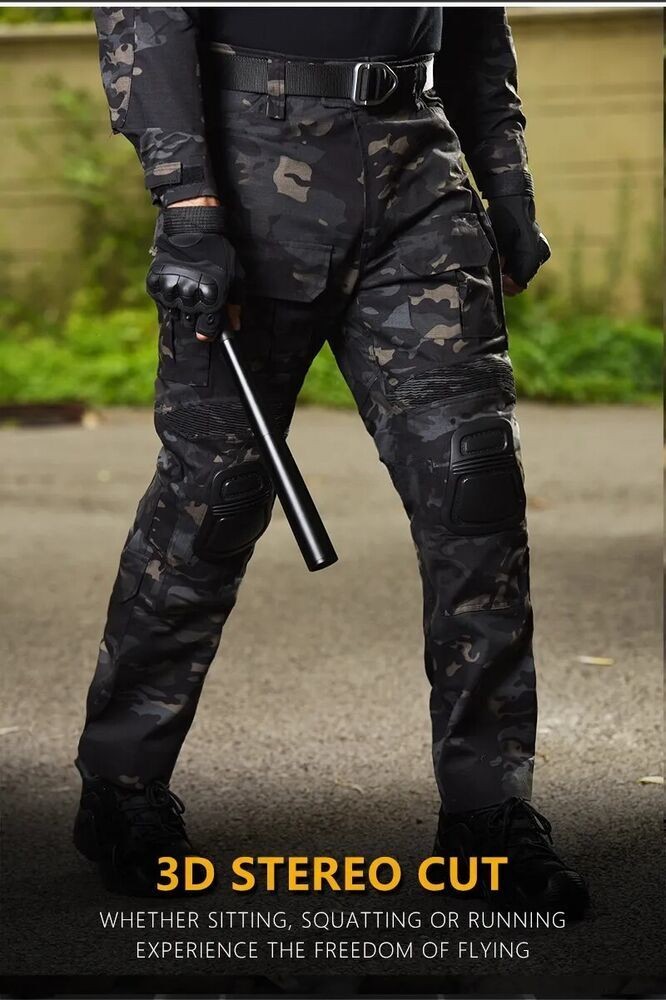 G3 Combat Pants Mens Army Military Hunting Tactical Trousers Hiking Camo