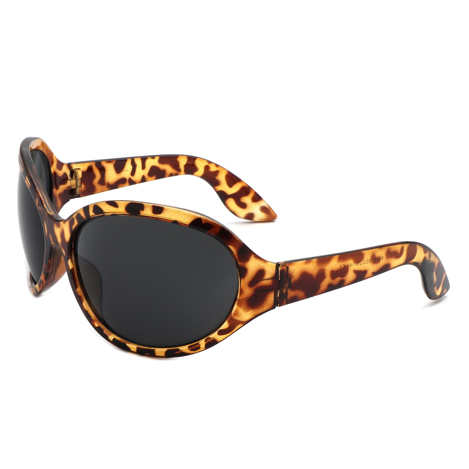 Oversized Round Women’s Sunglasses – Fashion Curved Large UV Protection Eyewear
