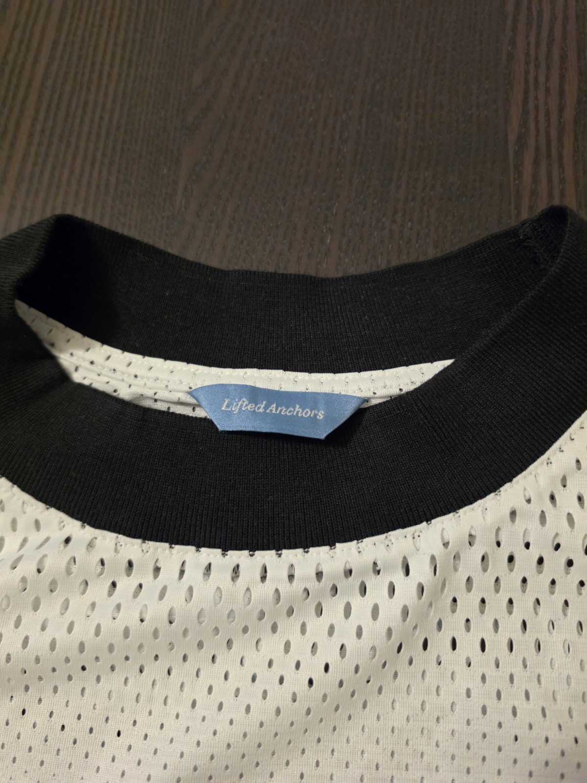 Lifted Anchors Spearmint Football Jersey White/Black Size 2XL Oversized Cropped