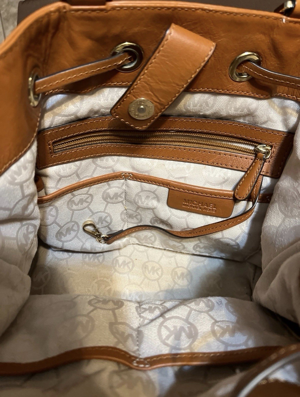 Michael Kors Marina Espadrille tote signature Hamilton east west satchel￼