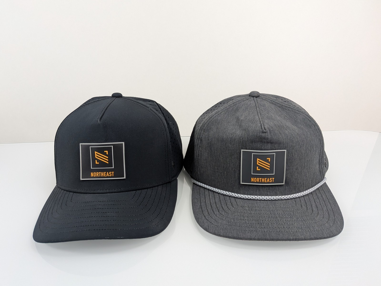 Melin Hydro Hat Bundle Set of 2 – Coronado & Odyssey Black/Grey Northeast Patch