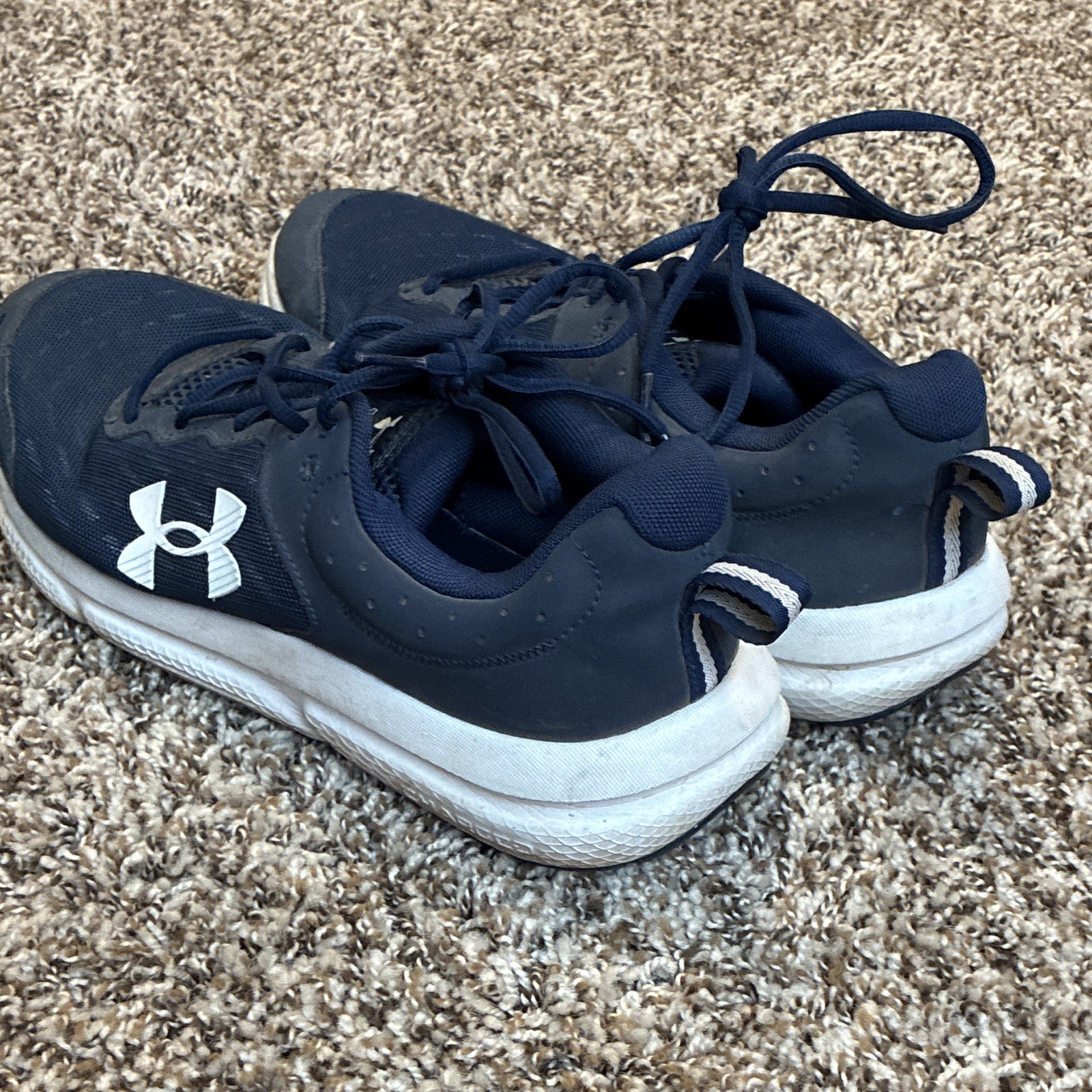 Under Armour Charged Assert 10 Academy Blue Mesh Sneaker 3026175-400