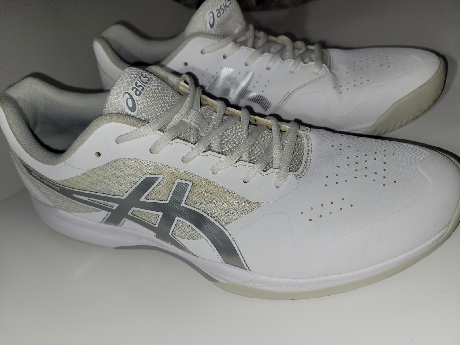ASICS Gel-Game 7 White/Silver 1041A042-104 Men’s 14