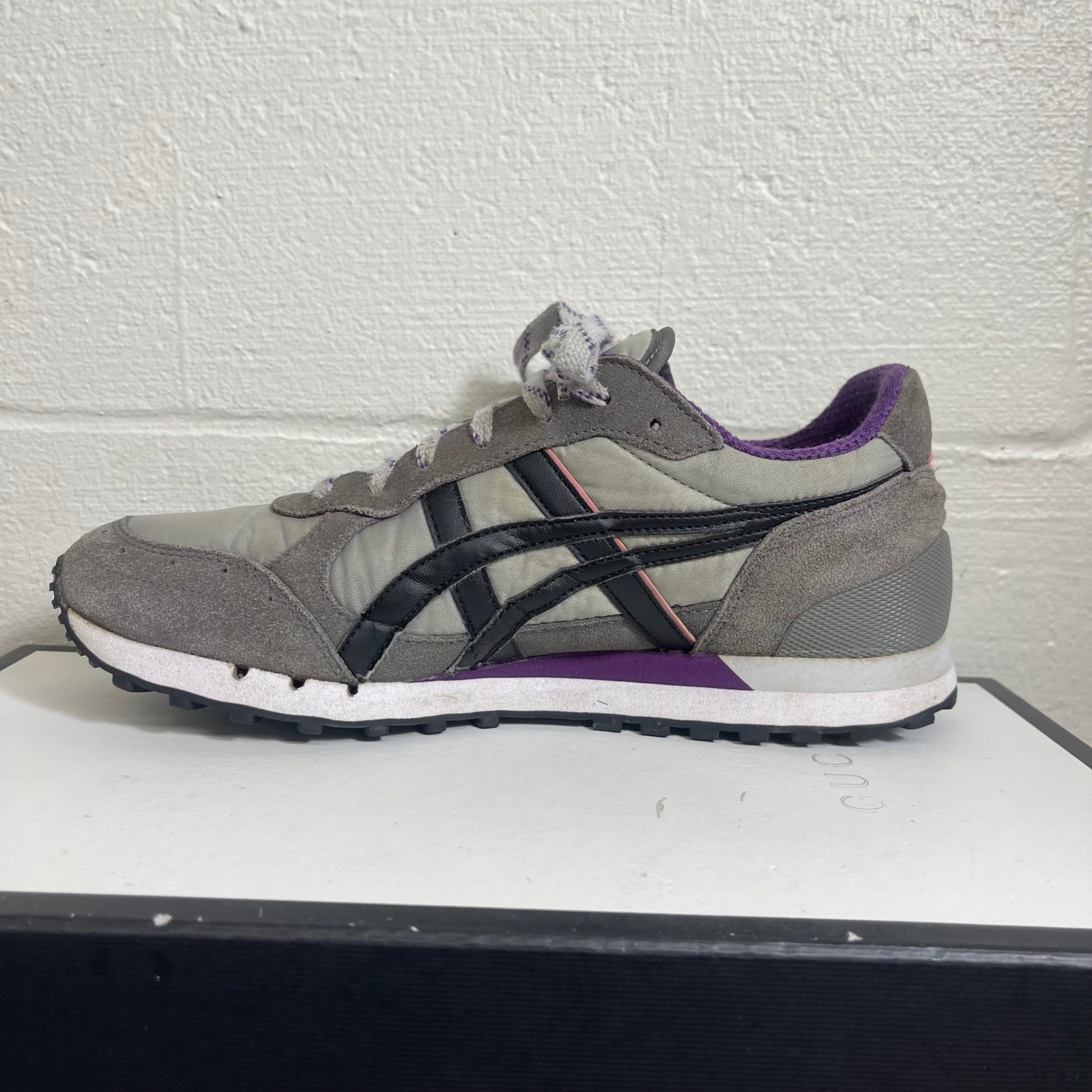 Onitsuka Tiger Colorado Eighty-Five Gray Black Purple Sneakers Mens 10 US/42 EU