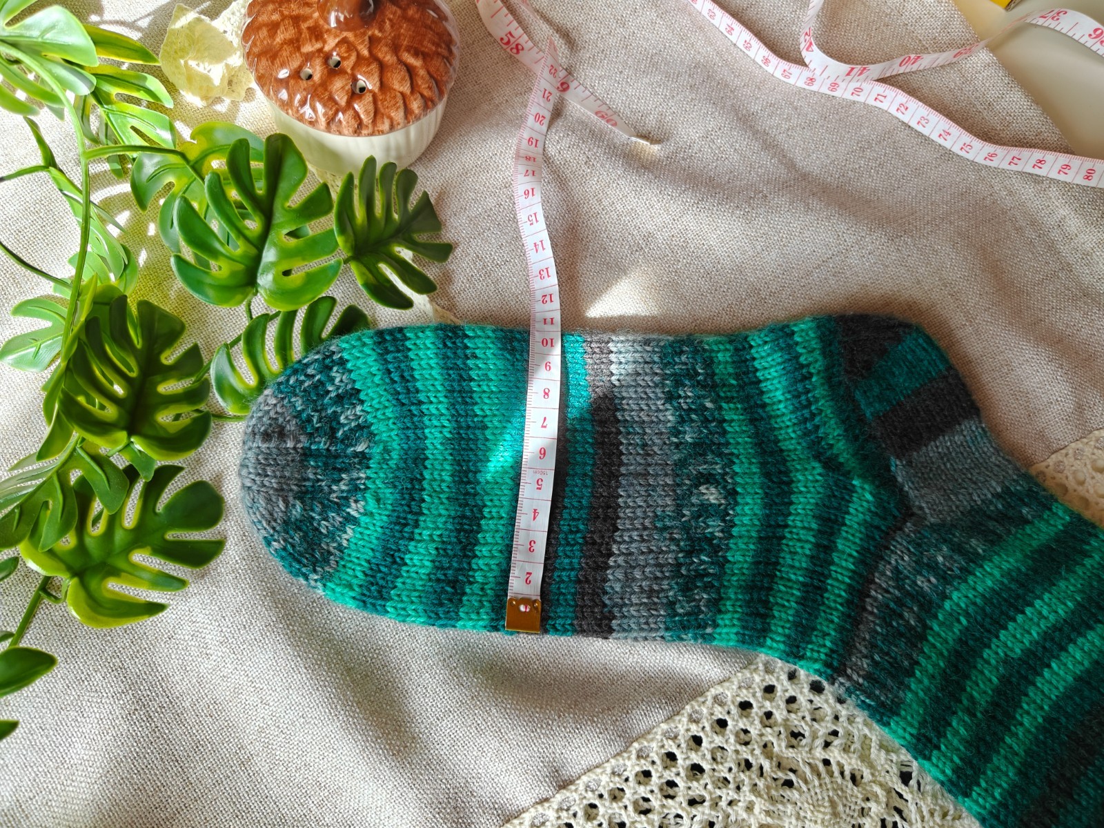 Malachite Elf | Hand Knit Wool Socks | EU 38-39 | Cozy Green Socks | Handmade