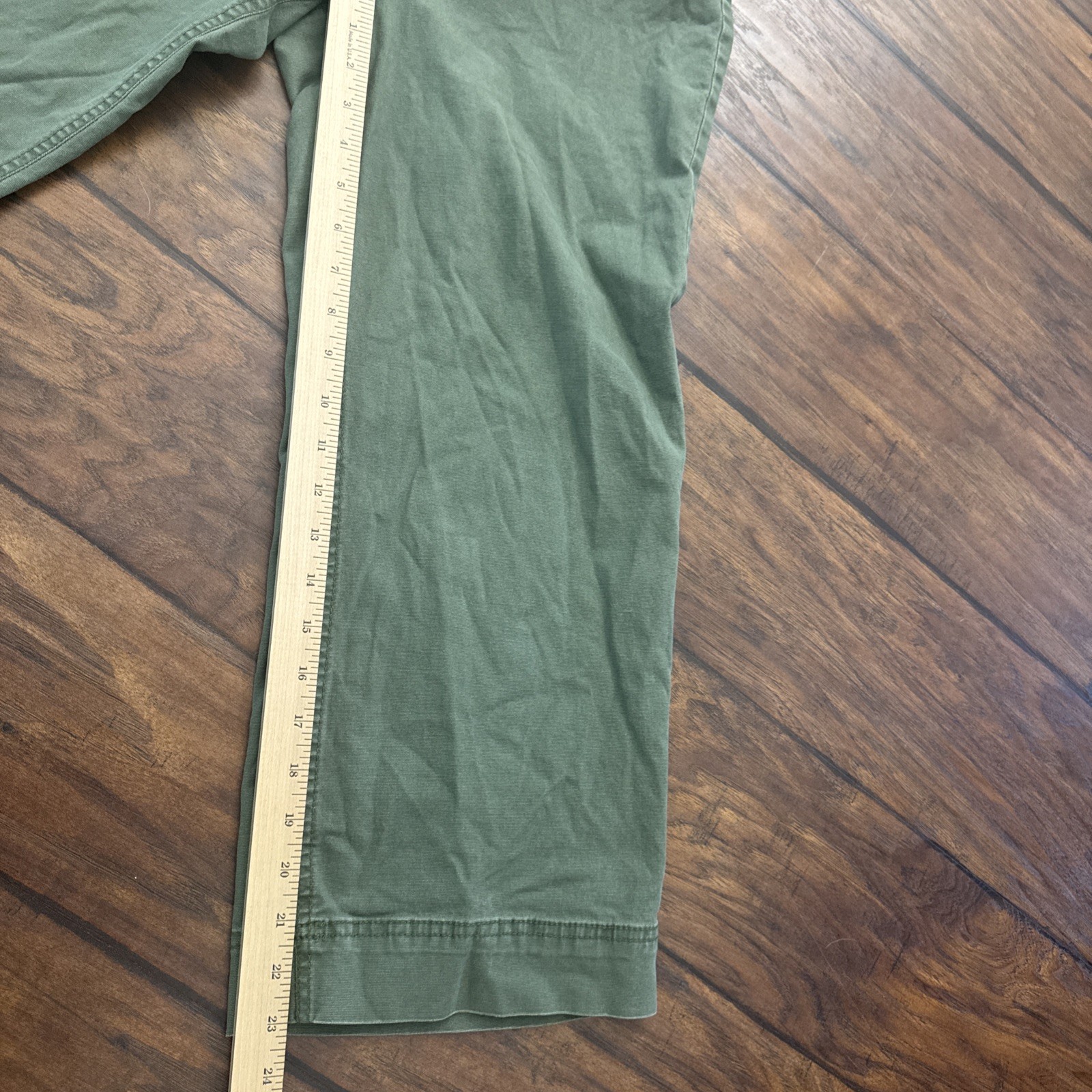 Old Navy Extra High-Rise Baggy Wide Leg Jeans Womens 4 Petite (28×25) Green