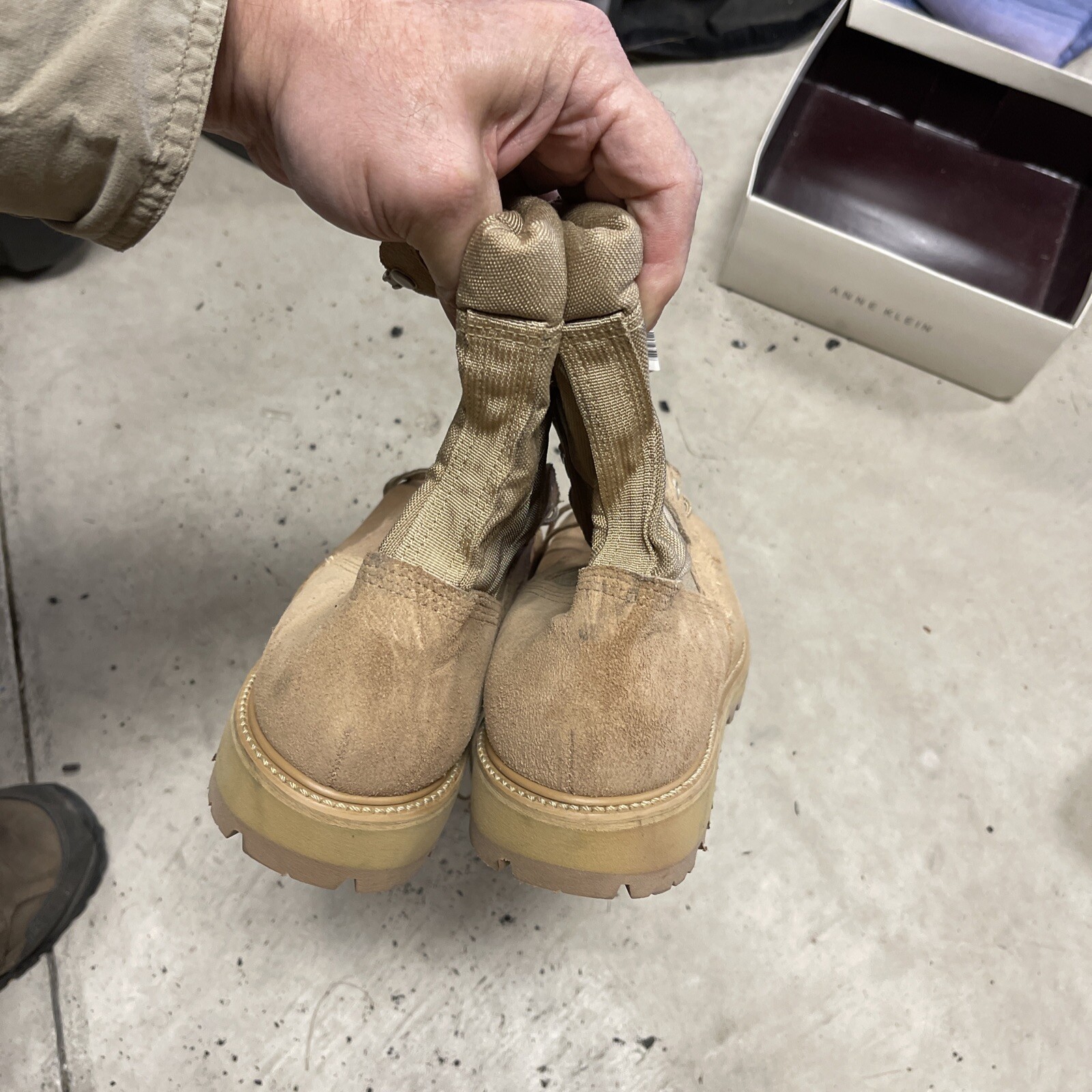 Desert Boots {12 1/2 W} Never Worn (Been in storage) Protected Toe.