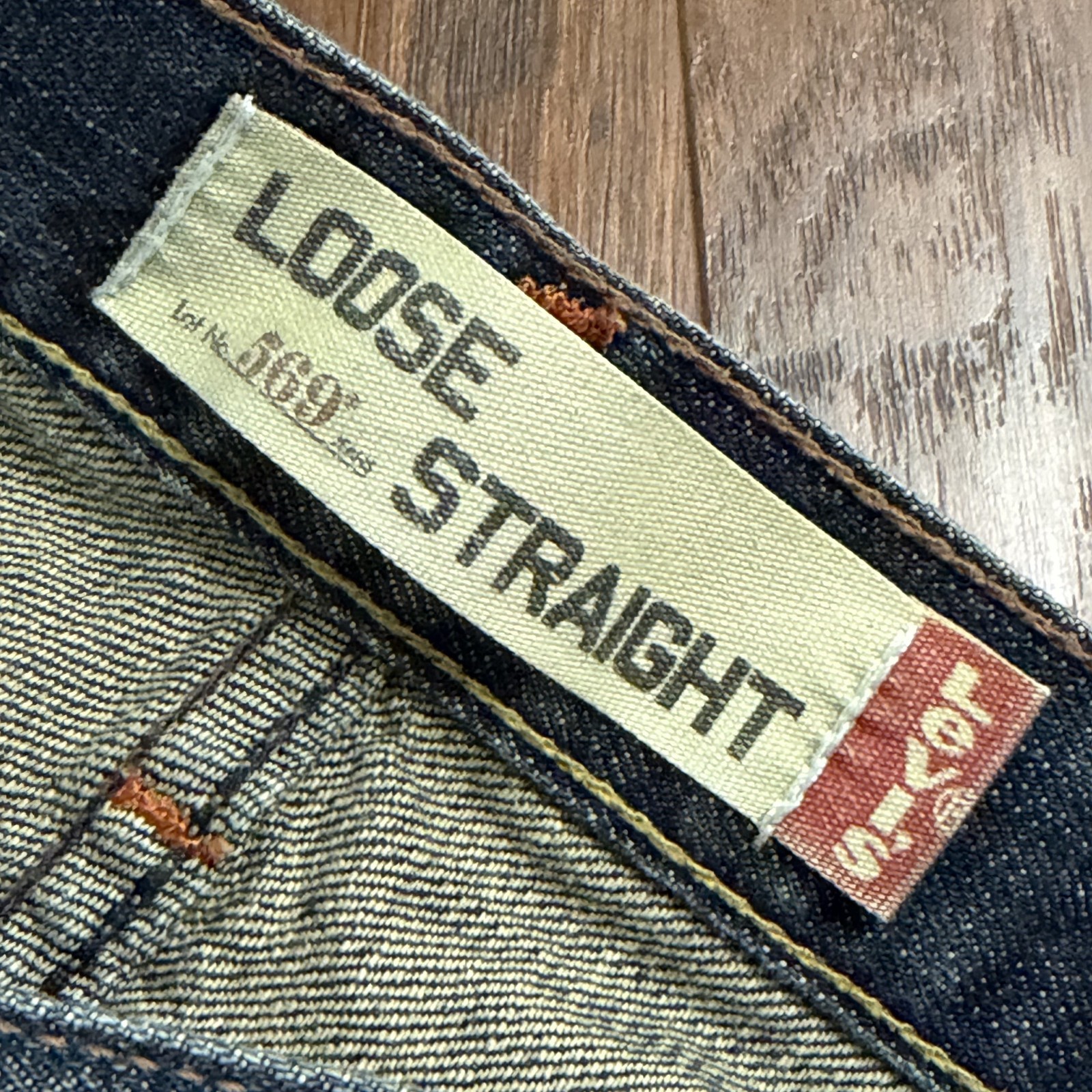 Levis 569 Jeans Men 30 (Fits 29×30) Blue Straight Loose Dark Wash Cotton Denim