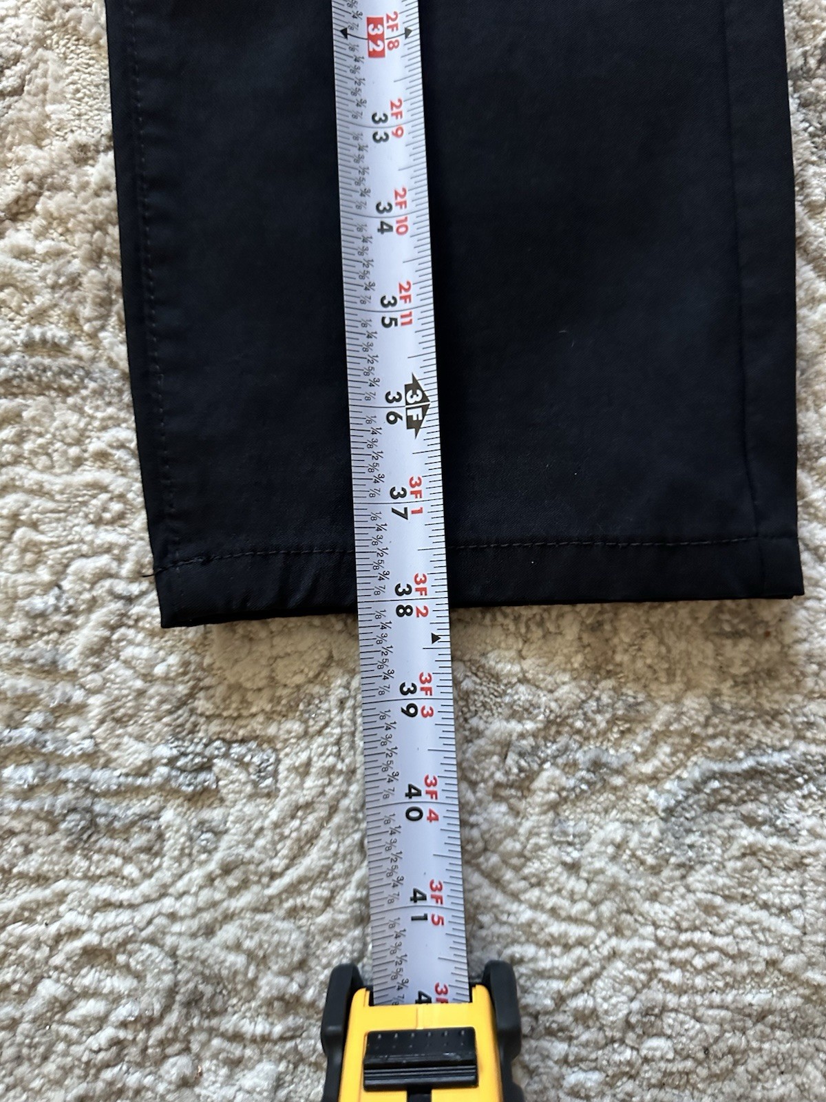 Weatherproof Vintage Tech Pant Men Size 32×30 Black Stretch Nylon Fabric 1720722