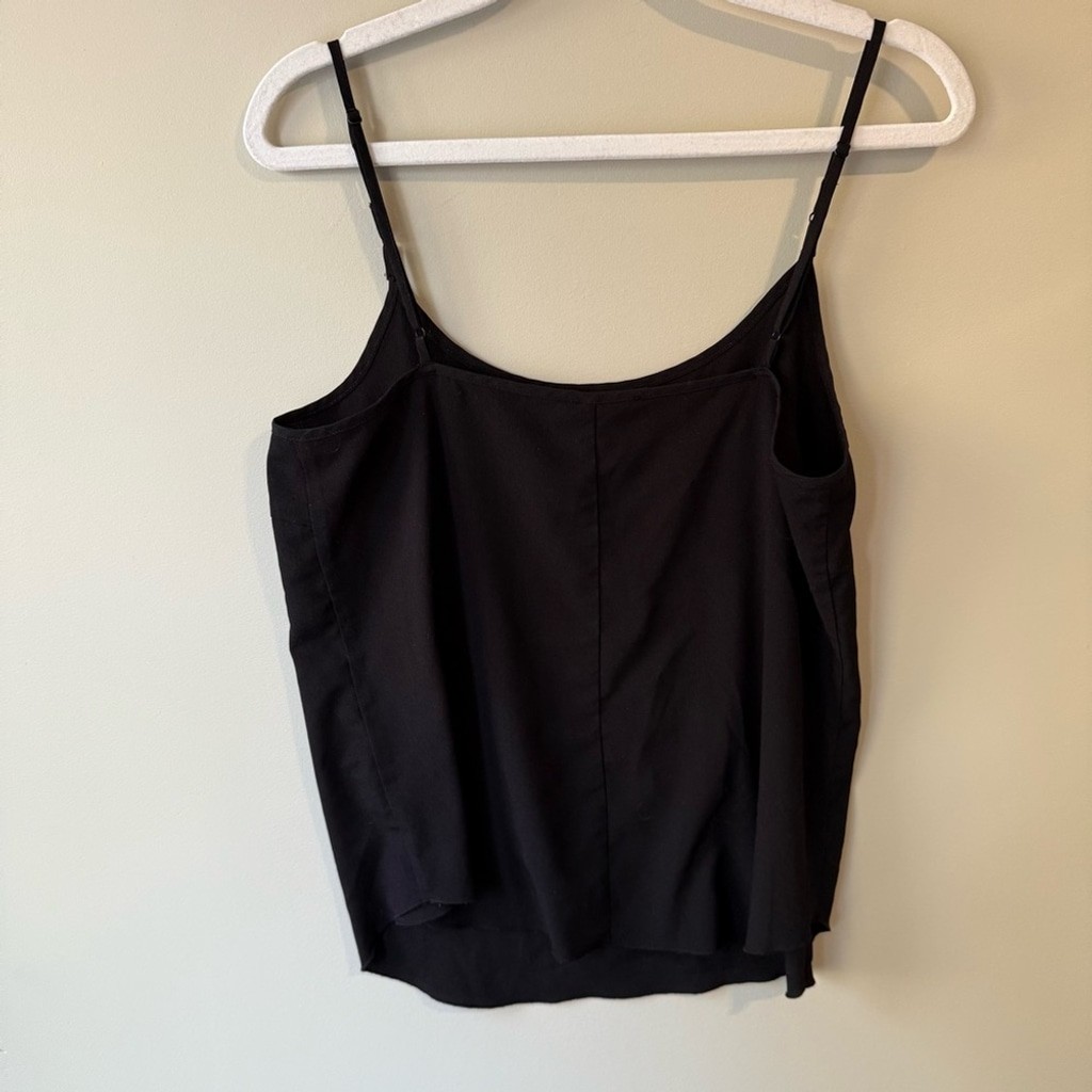 Source Unknown Black Relaxed Camisole Top