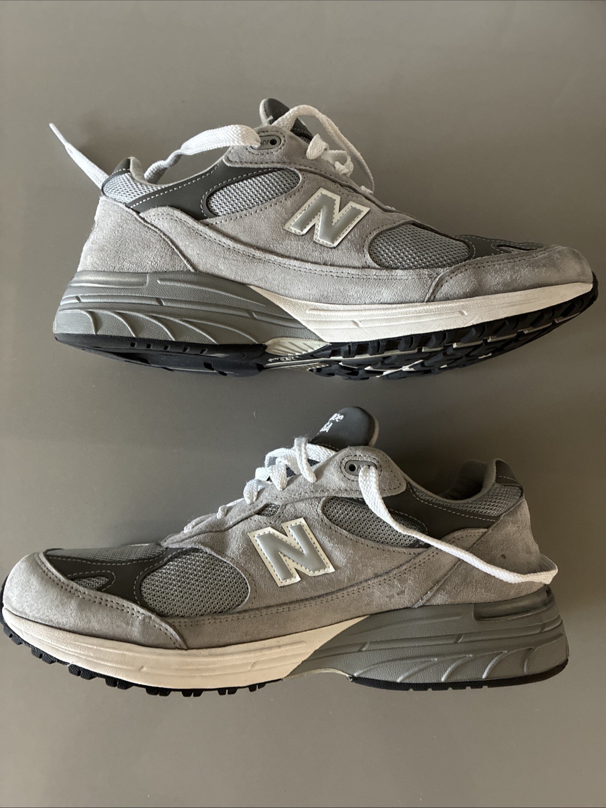 Size 13 – New Balance 993 Gray White
