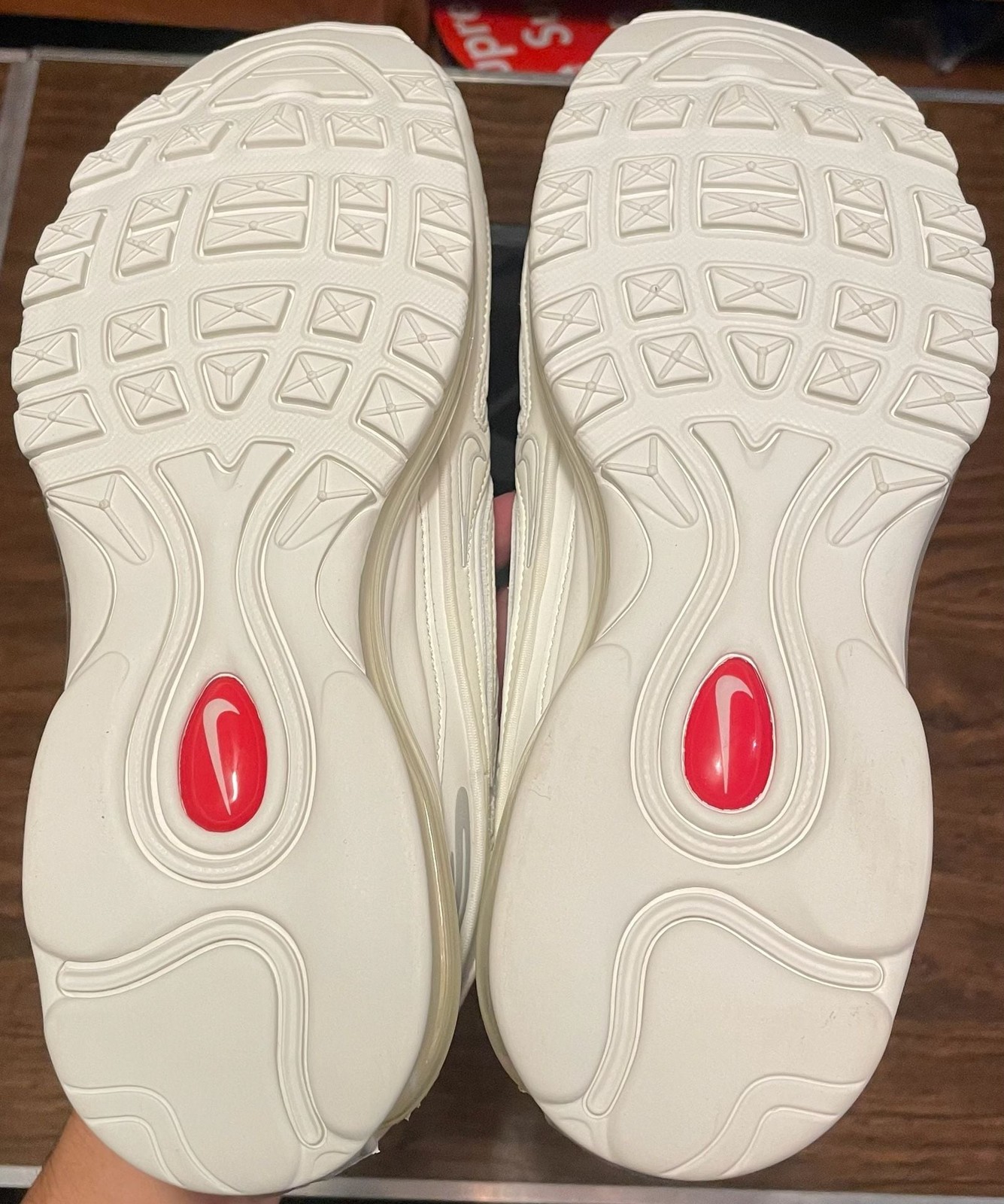 Nike x Supreme Air Max 98 TL SP White Sail Metallic Silver