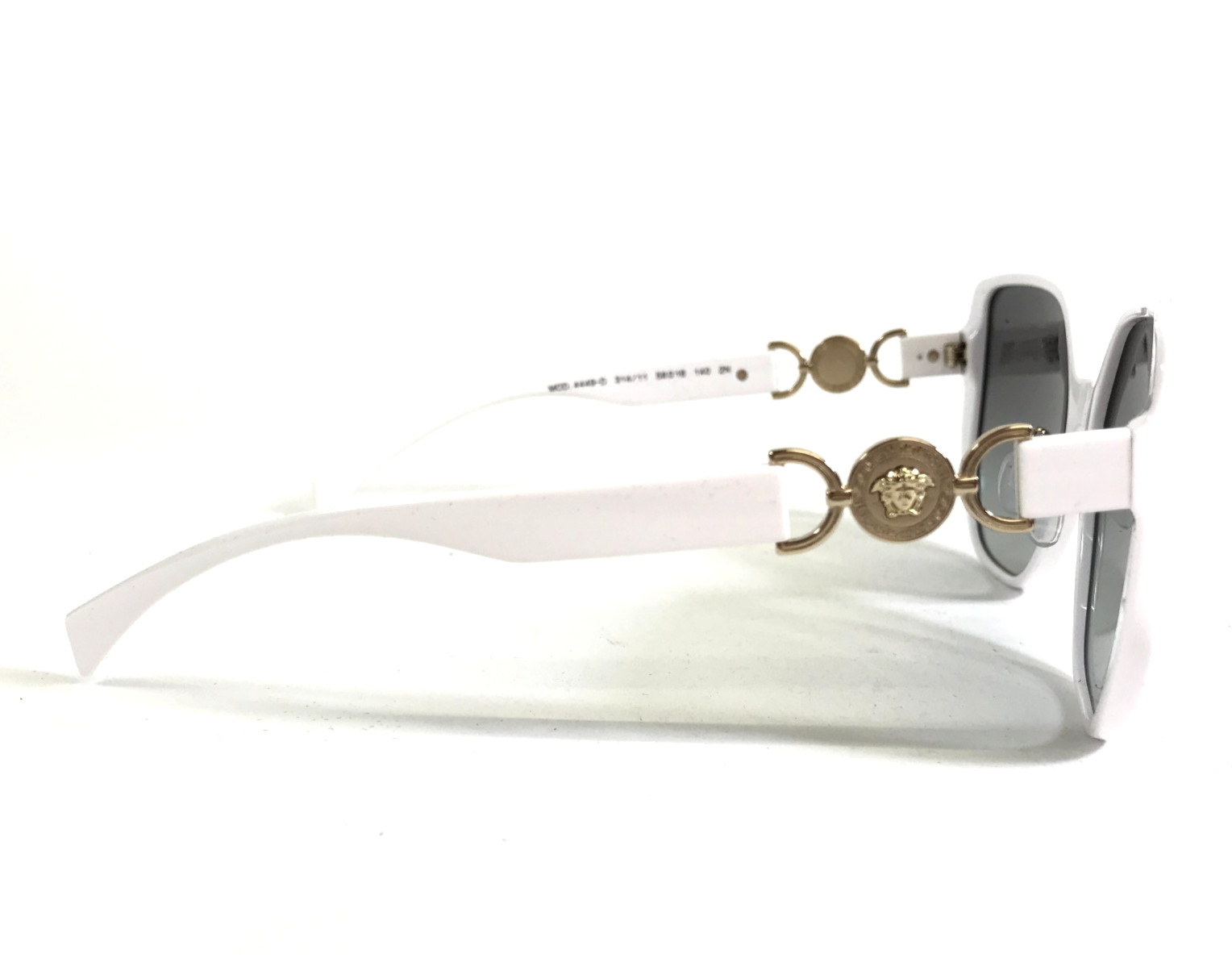 Versace Sunglasses MOD.4449-D 314/11 White Butterfly Frames Gray Gradient Lenses