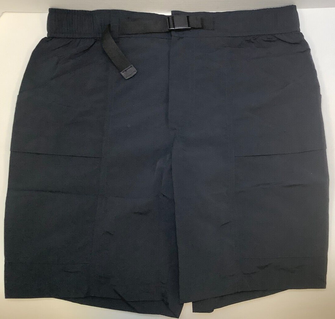 Eddie Bauer Men’s Ripstop Tech Pull On Short, XL, Black, Free Shipping!!!