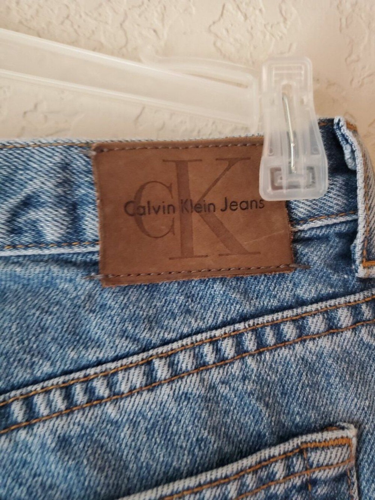 VTG Calvin Klein boot cut double stone wash jeans