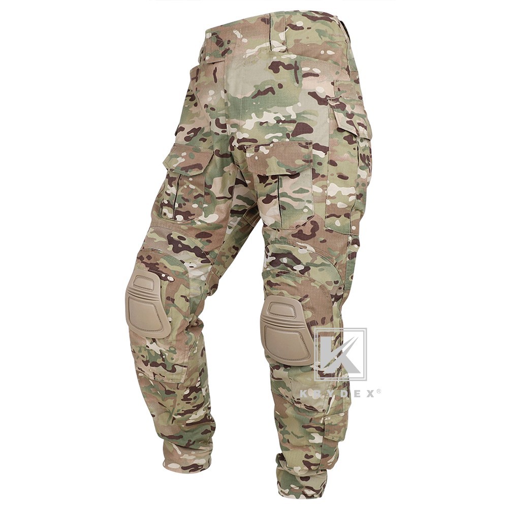 KRYDEX G3 Combat Uniform Tactical Clothes Shirt & Pant w/ Elbow Pads & Knee Pads