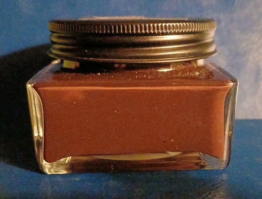 SAPHIR #08 Bordeaux Cream 1925 Shoe Polish Beeswax France Small Amount Used