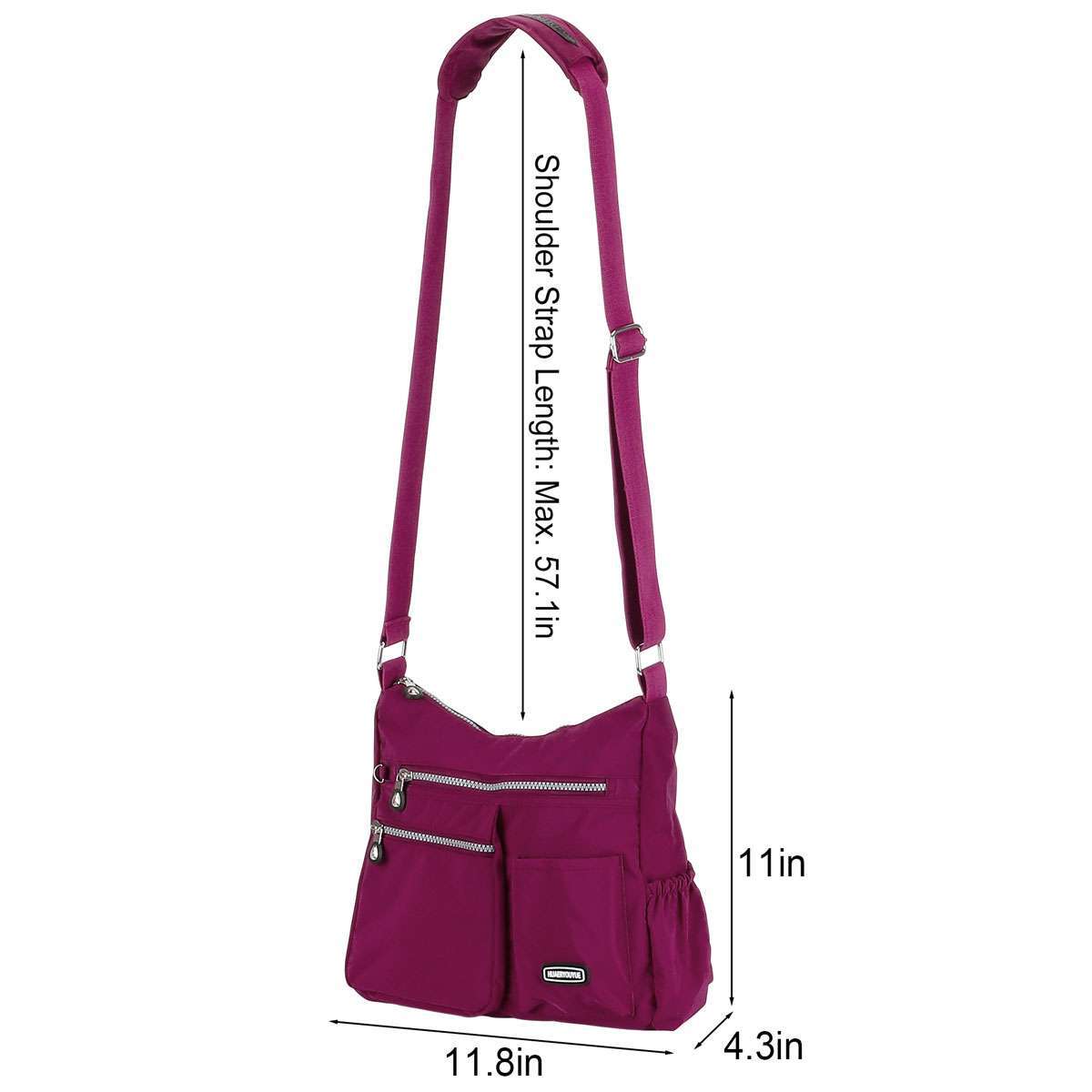 Waterproof Messenger Cross Body Ladies Handbag Shoulder Bag Womens Large Purse