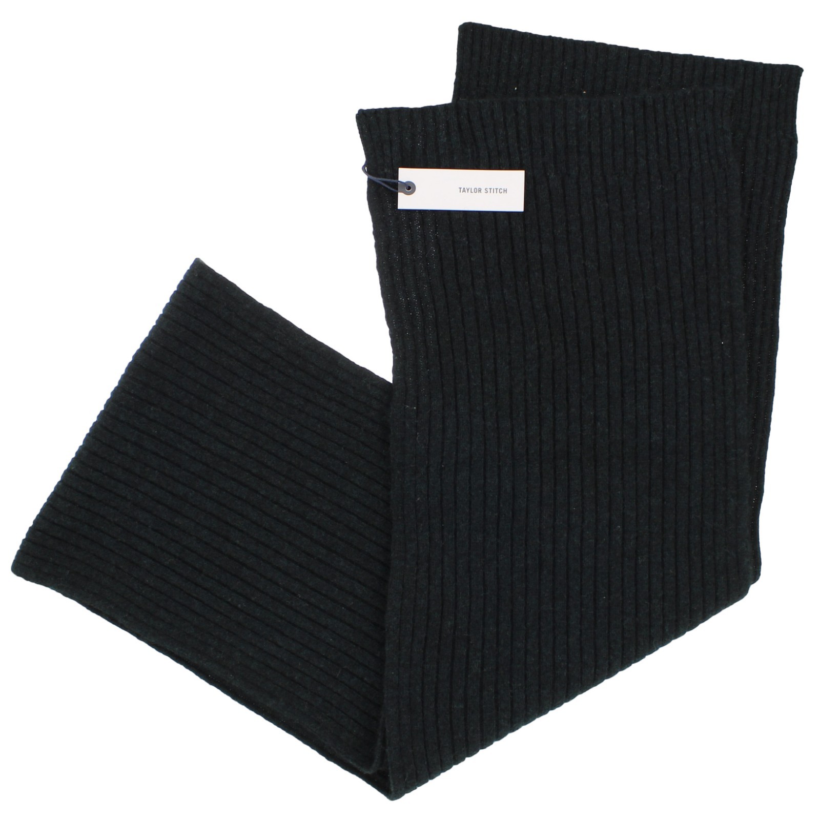 Taylor Stitch The Rib Scarf, Men’s Knit Soft Scarf, Dark Spruce, MSRP $108
