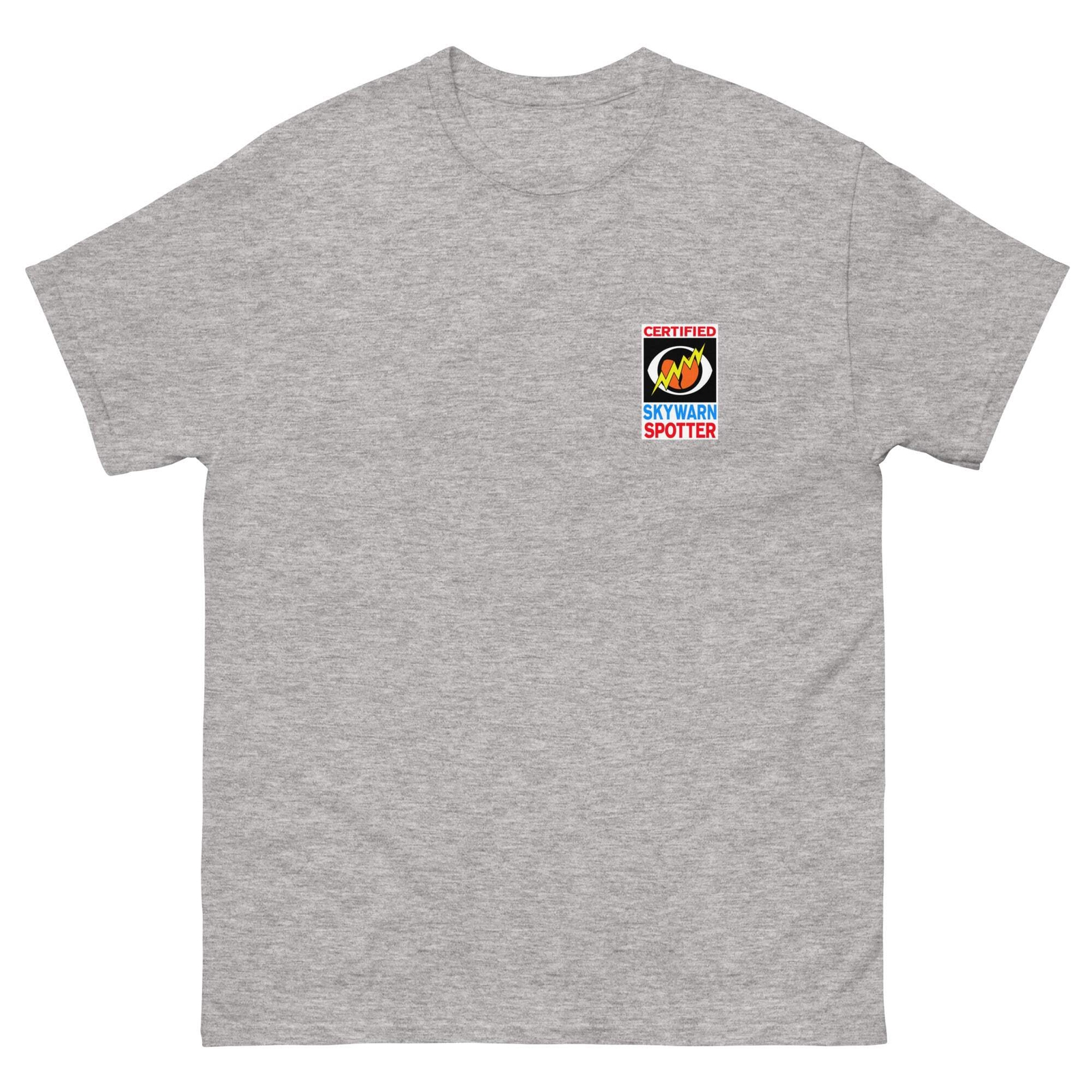 Skywarn Spotter Eye Gildan 5000 Unisex T-shirt Ham Radio Weather
