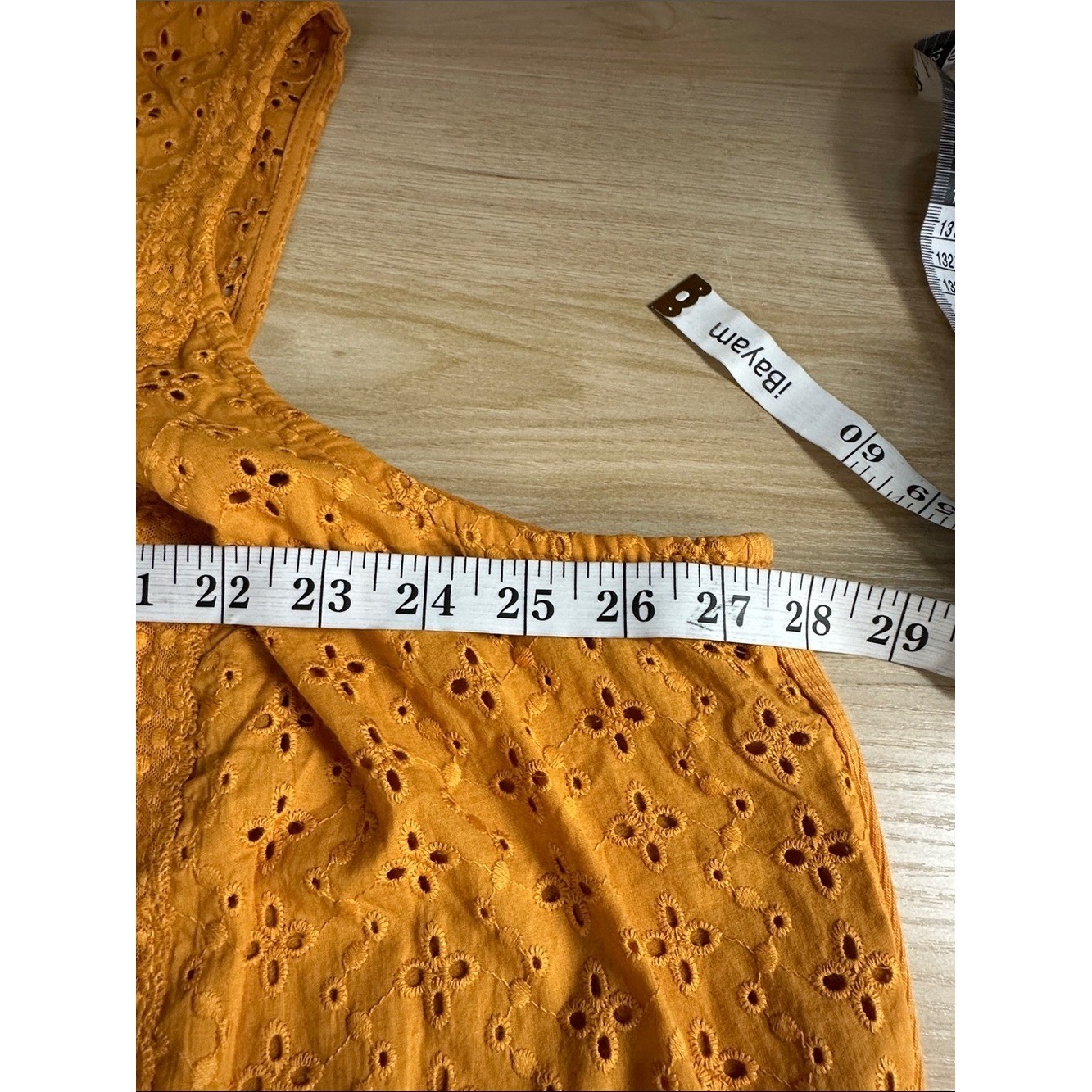 KNOX ROSE Mustard Eyelet Tassel Sleeveless Top – Women