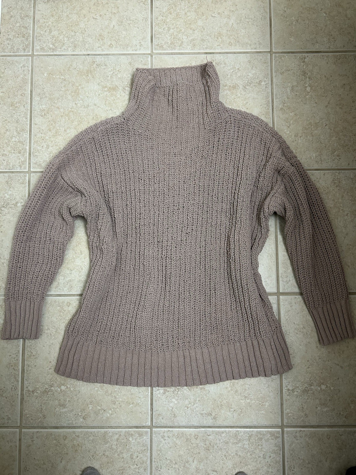 Aerie Brown Soft Oversized Turtleneck Sweater Size XS
